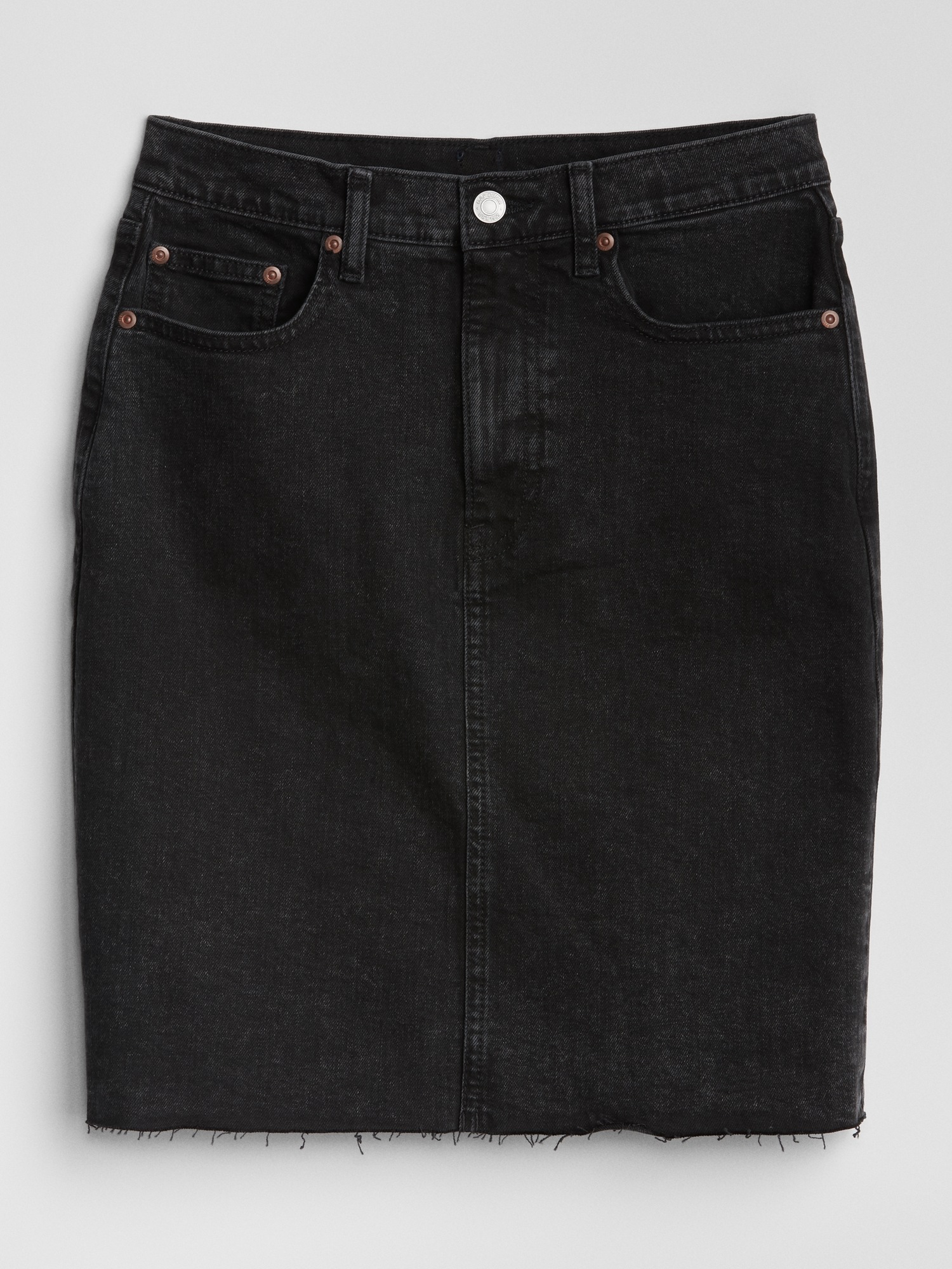 Women Open Crotch Tassel Pencil Micro Mini Jeans Skirt Tight Hip