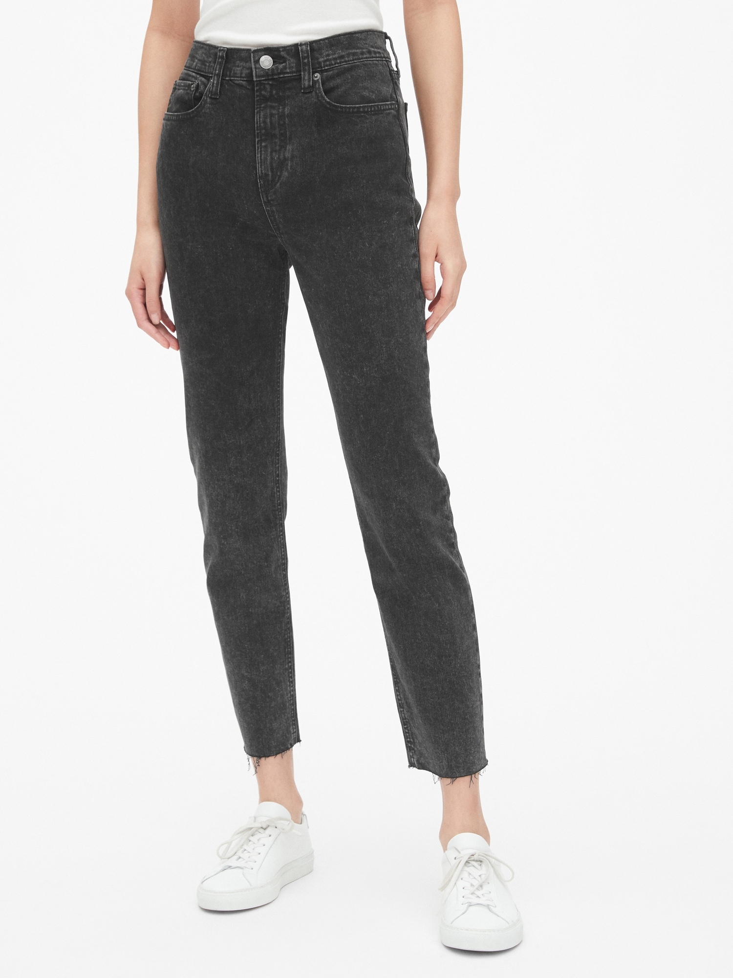 Gap high rise cheeky hot sale straight