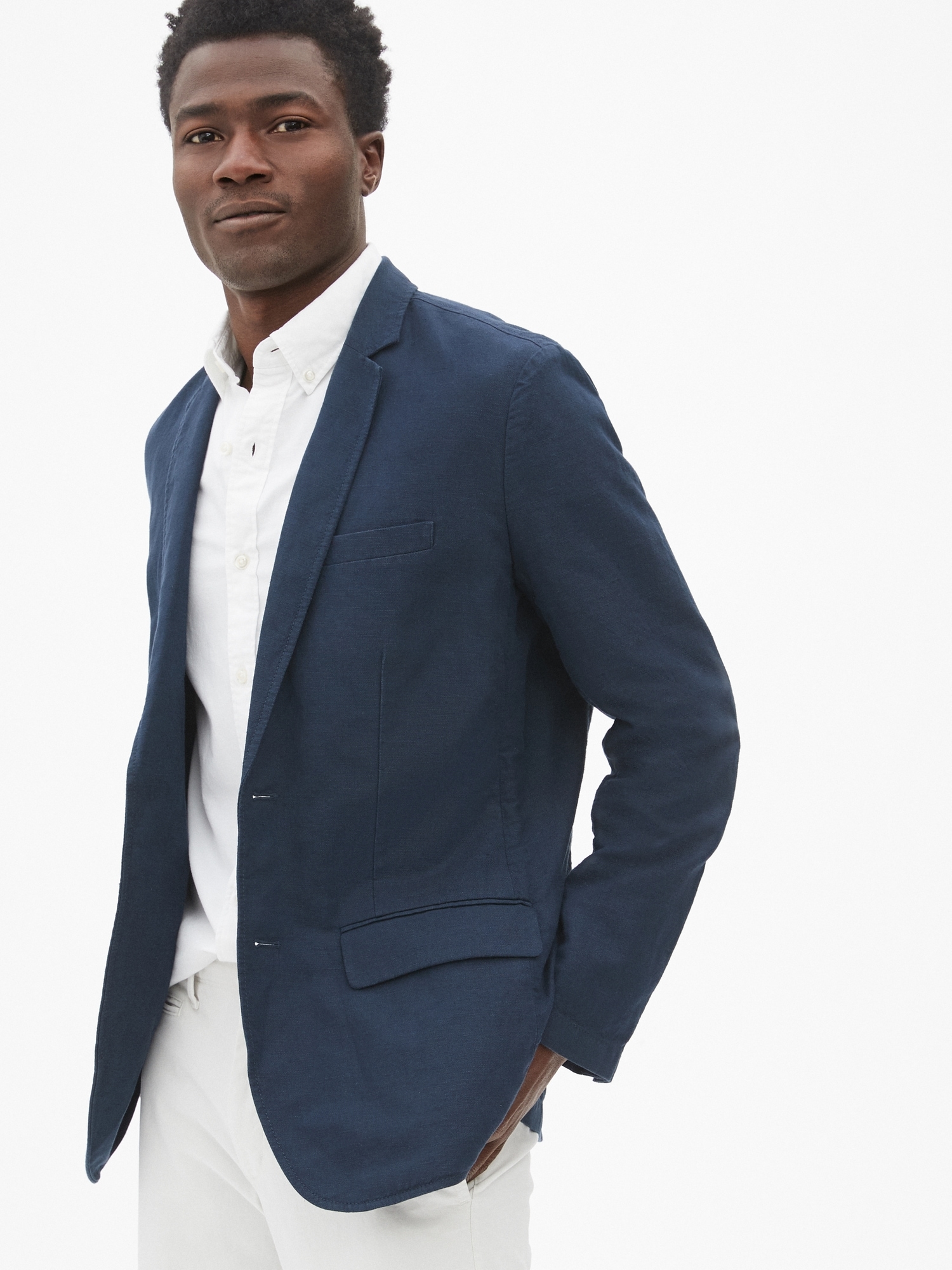 gap cotton blazer