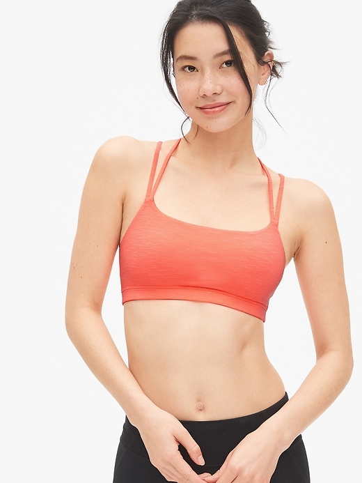 Image number 10 showing, GapFit Breathe Low Support Strappy Sports Bra