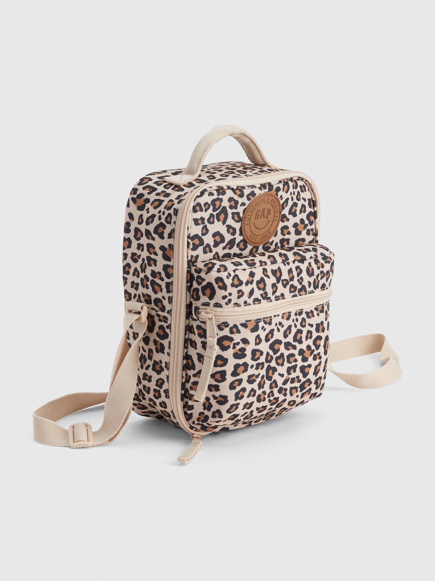 Gap deals leopard backpack