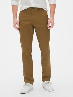 modern khakis in slim fit with gapflex