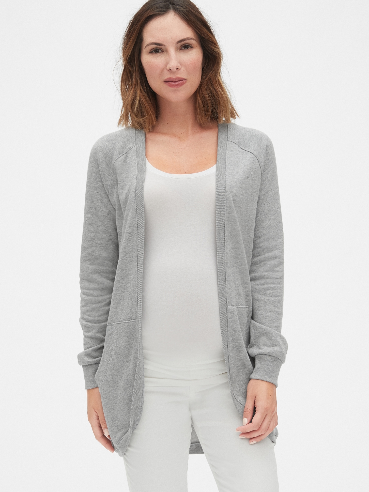 Maternity Raglan Cocoon Cardigan Gap