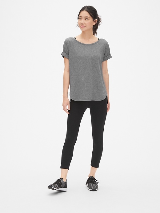 Gap GapFit Breathe Roll Sleeve T-Shirt, The Very Best Gap Clothing to Buy  When Comfortable Is Practically Your Middle Name