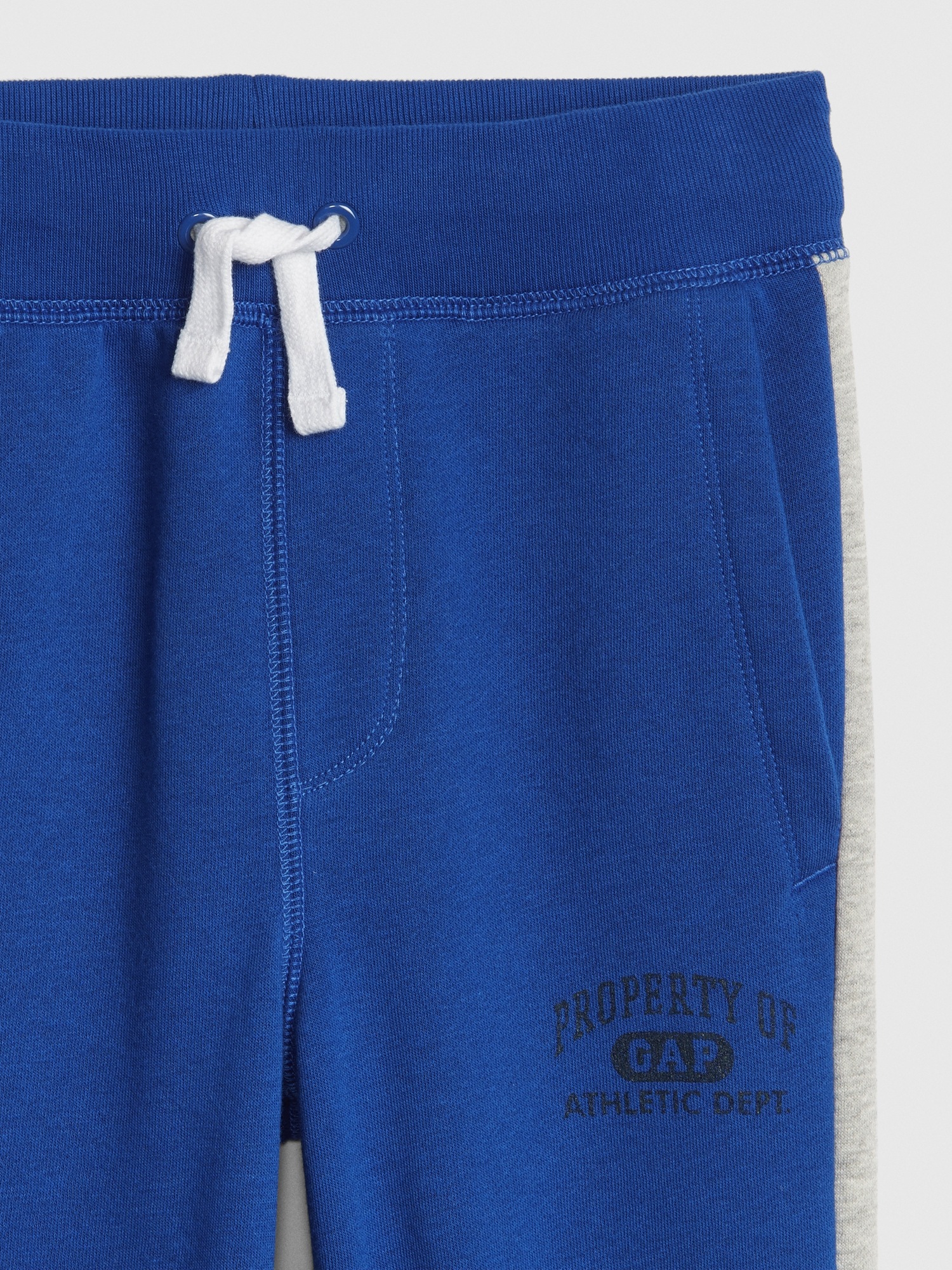 Boys Track Pants with Placement Brand Print