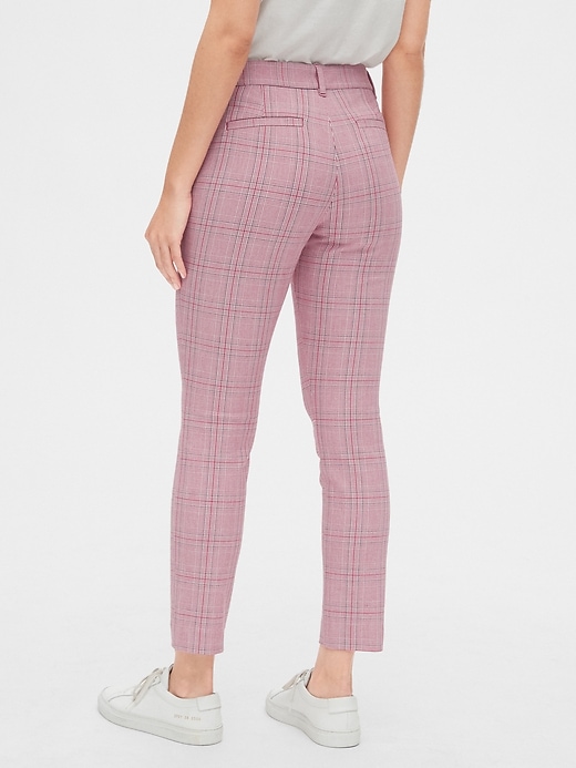 Plaid pants women on sale skinny