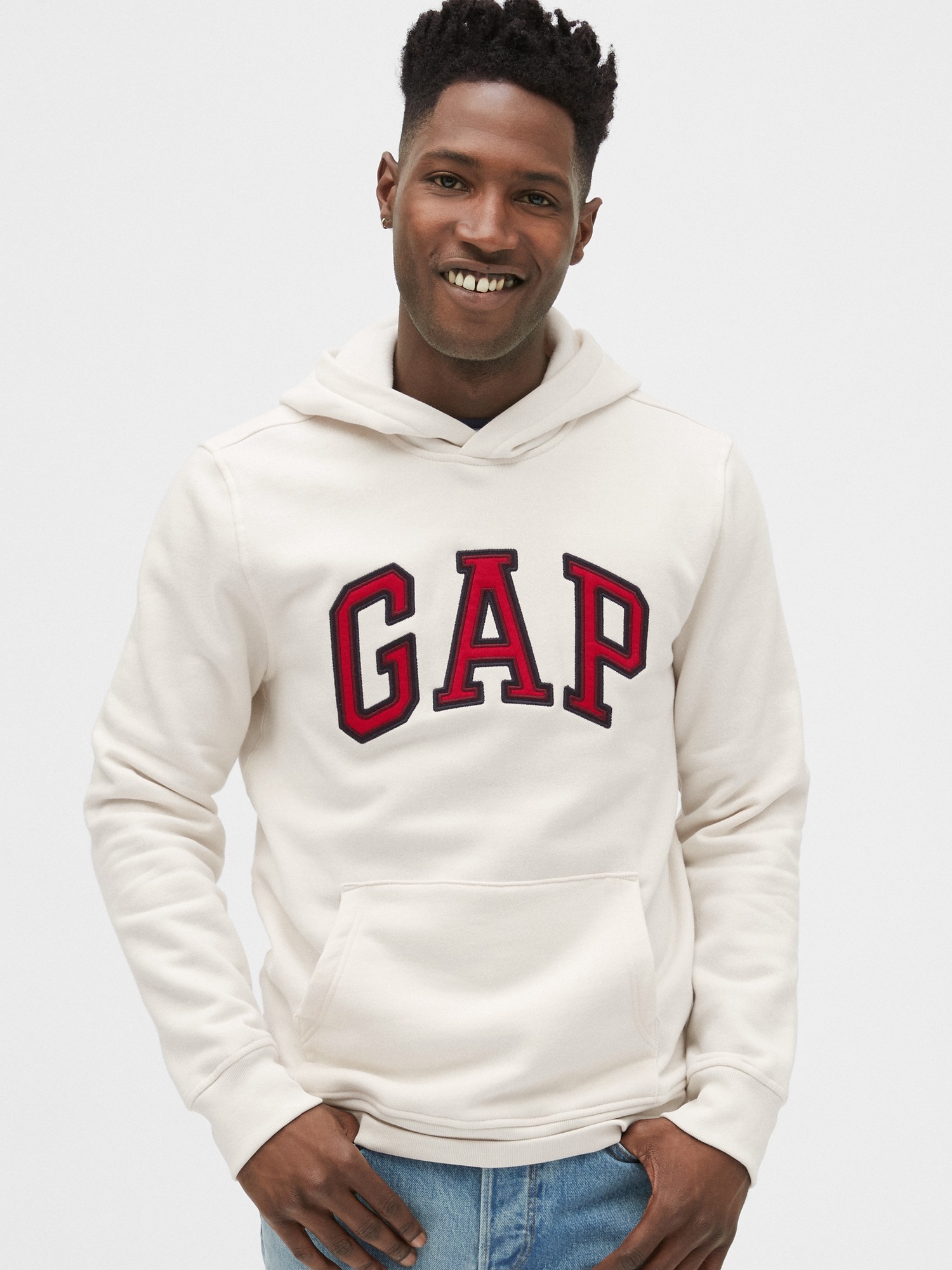 gap logo pullover hoodie