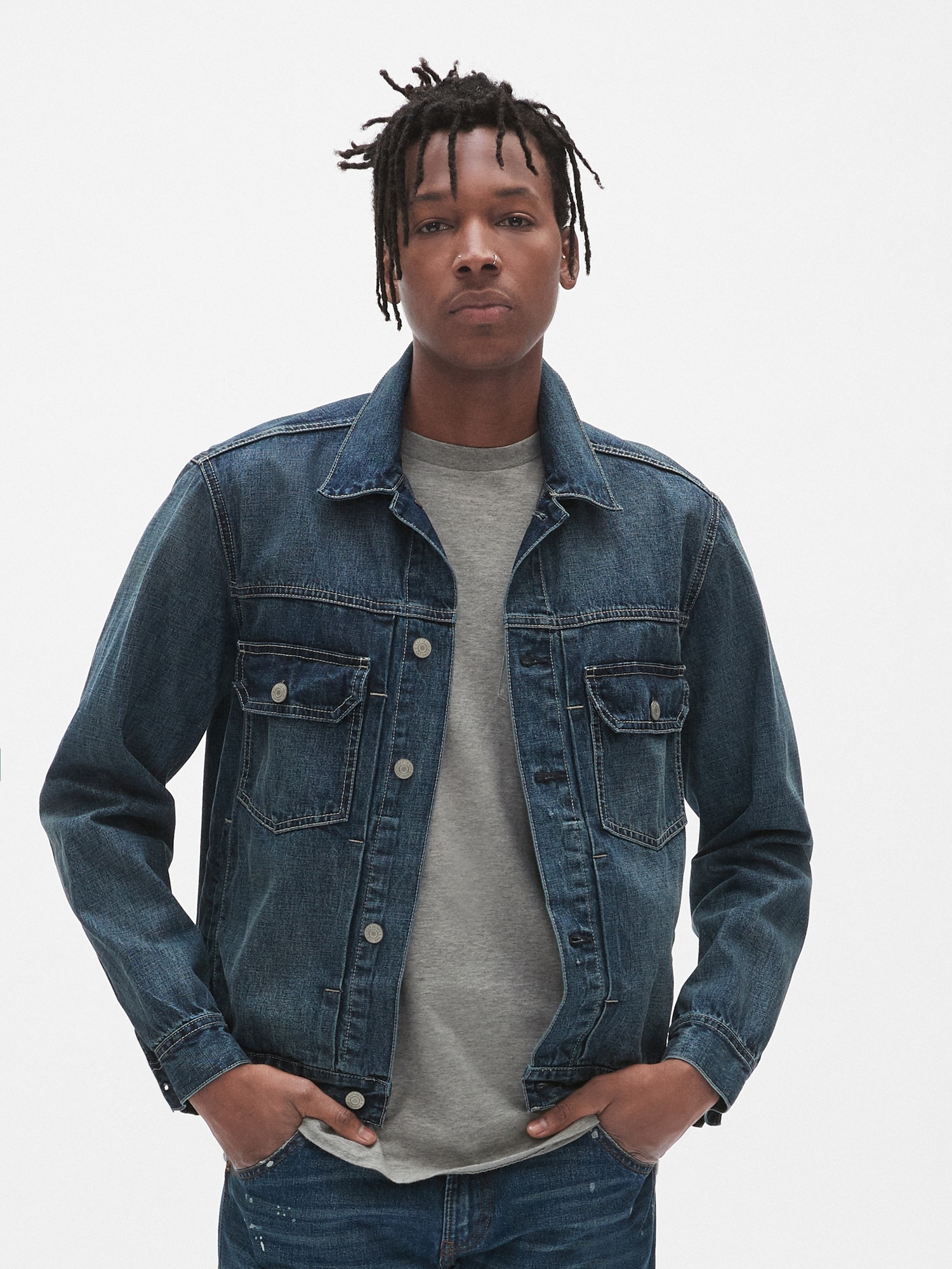 80s jean jacket store mens