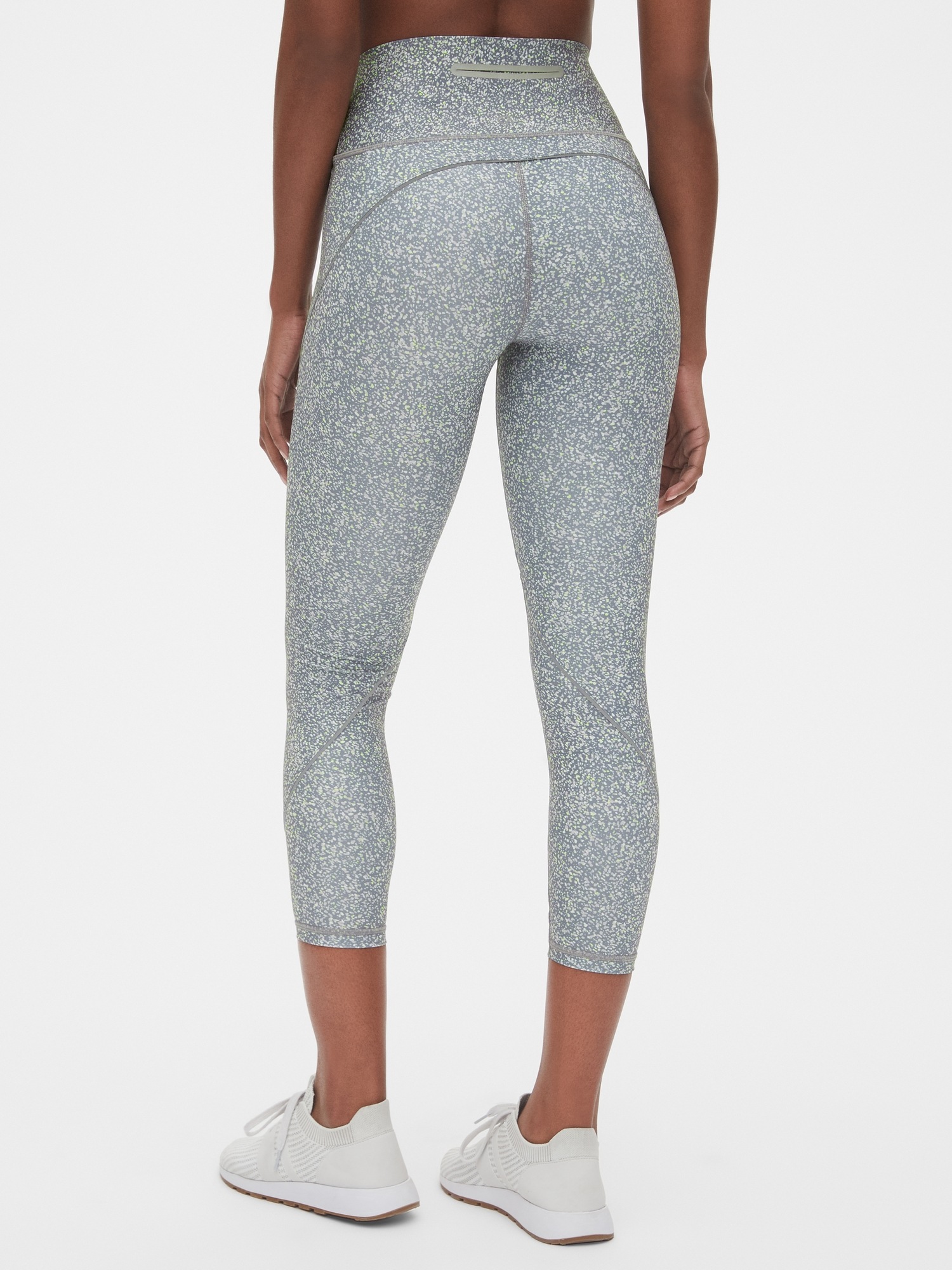 High Rise Perforated Spliced 7/8 Leggings in Sculpt Revolution