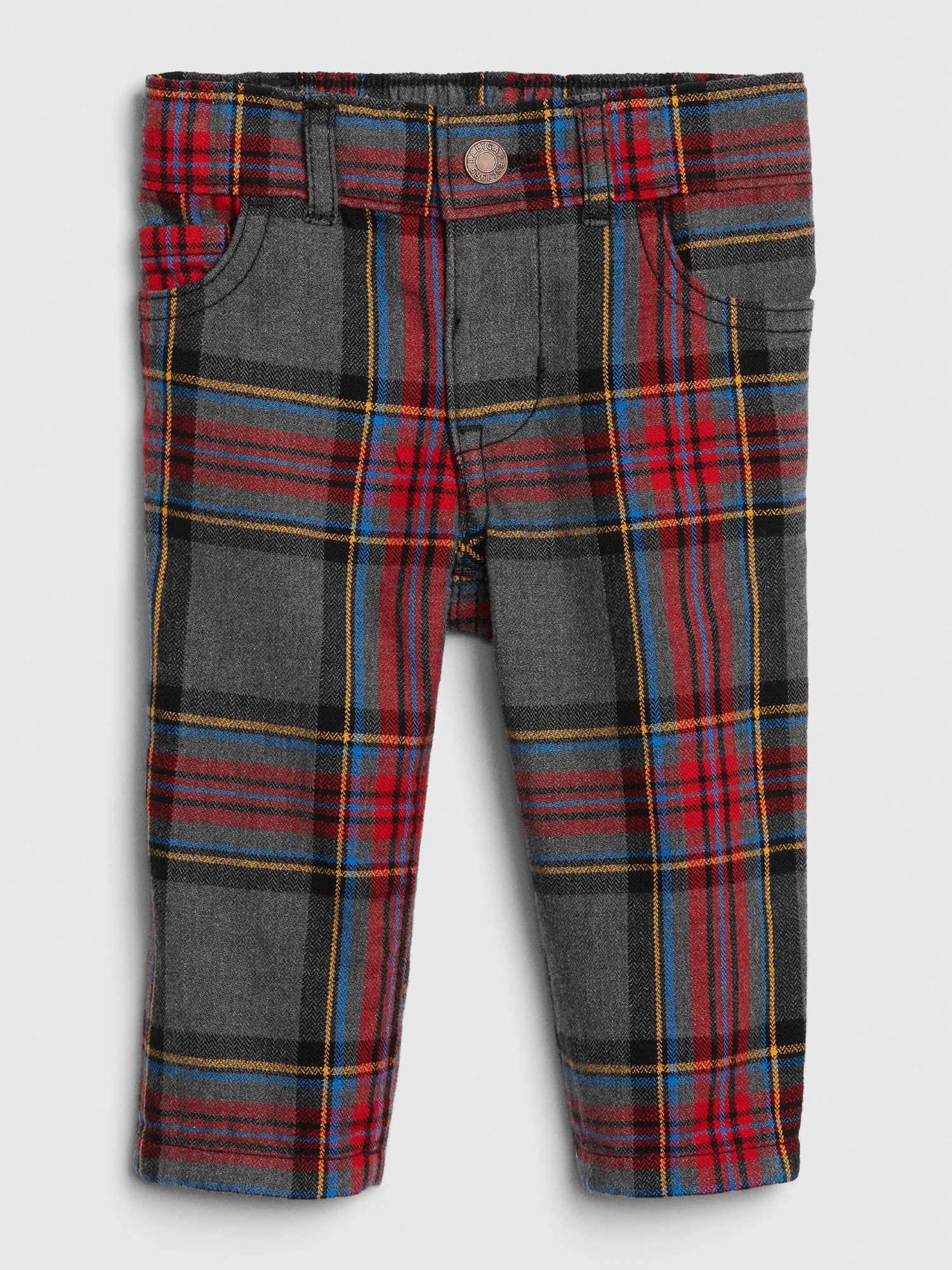 plaid pants gap