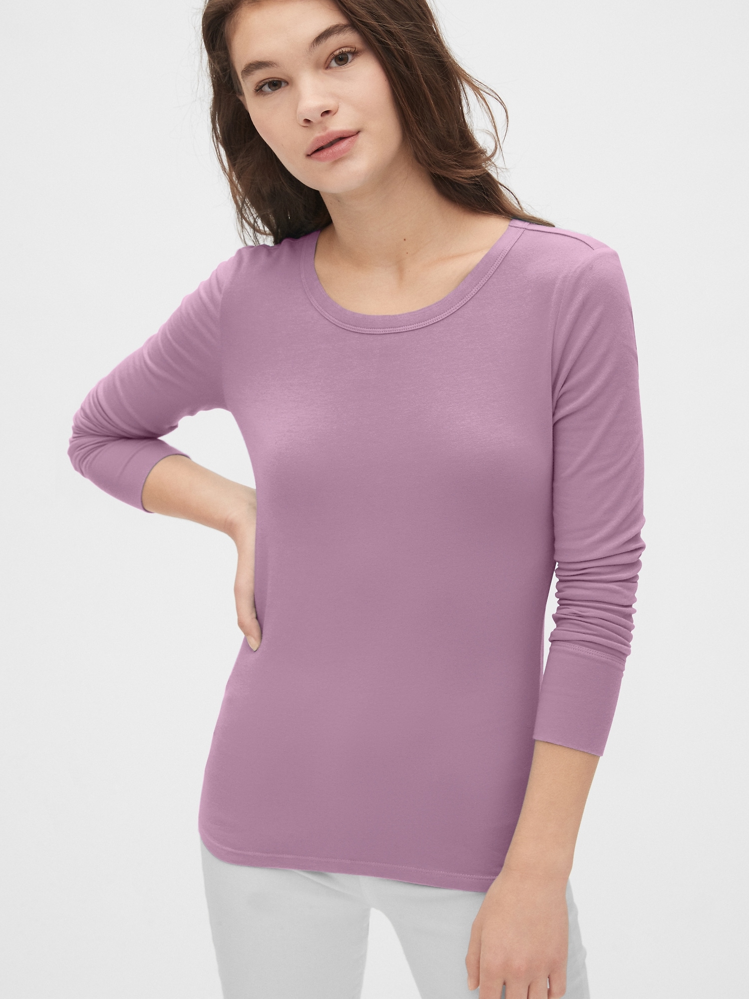 Featherweight long clearance sleeve knit