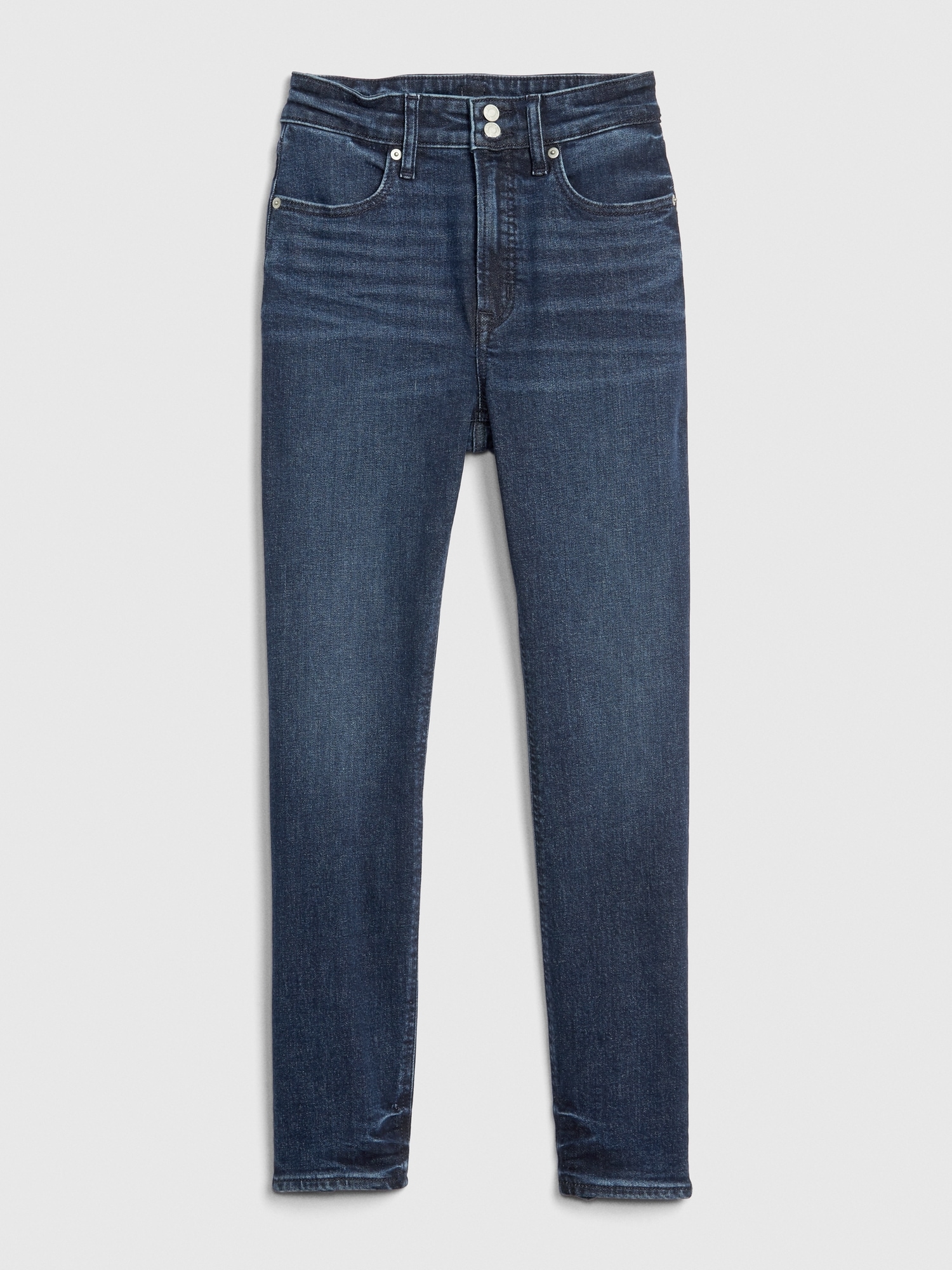 High Rise Cigarette Jeans with Secret Smoothing Pockets