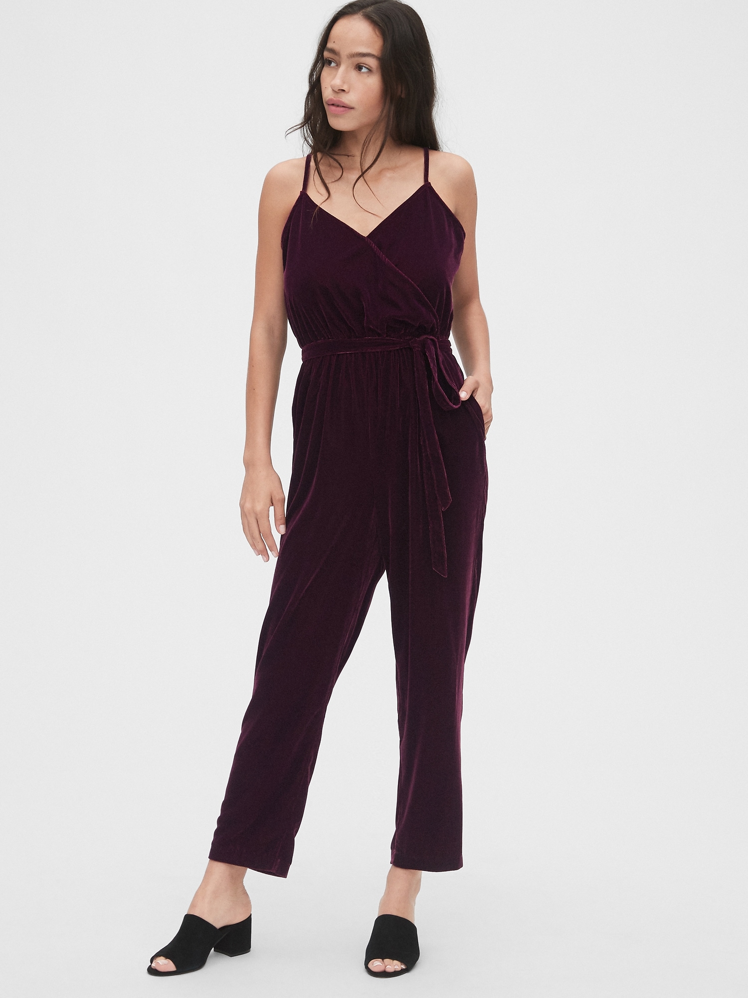 Gap velvet sale jumpsuit