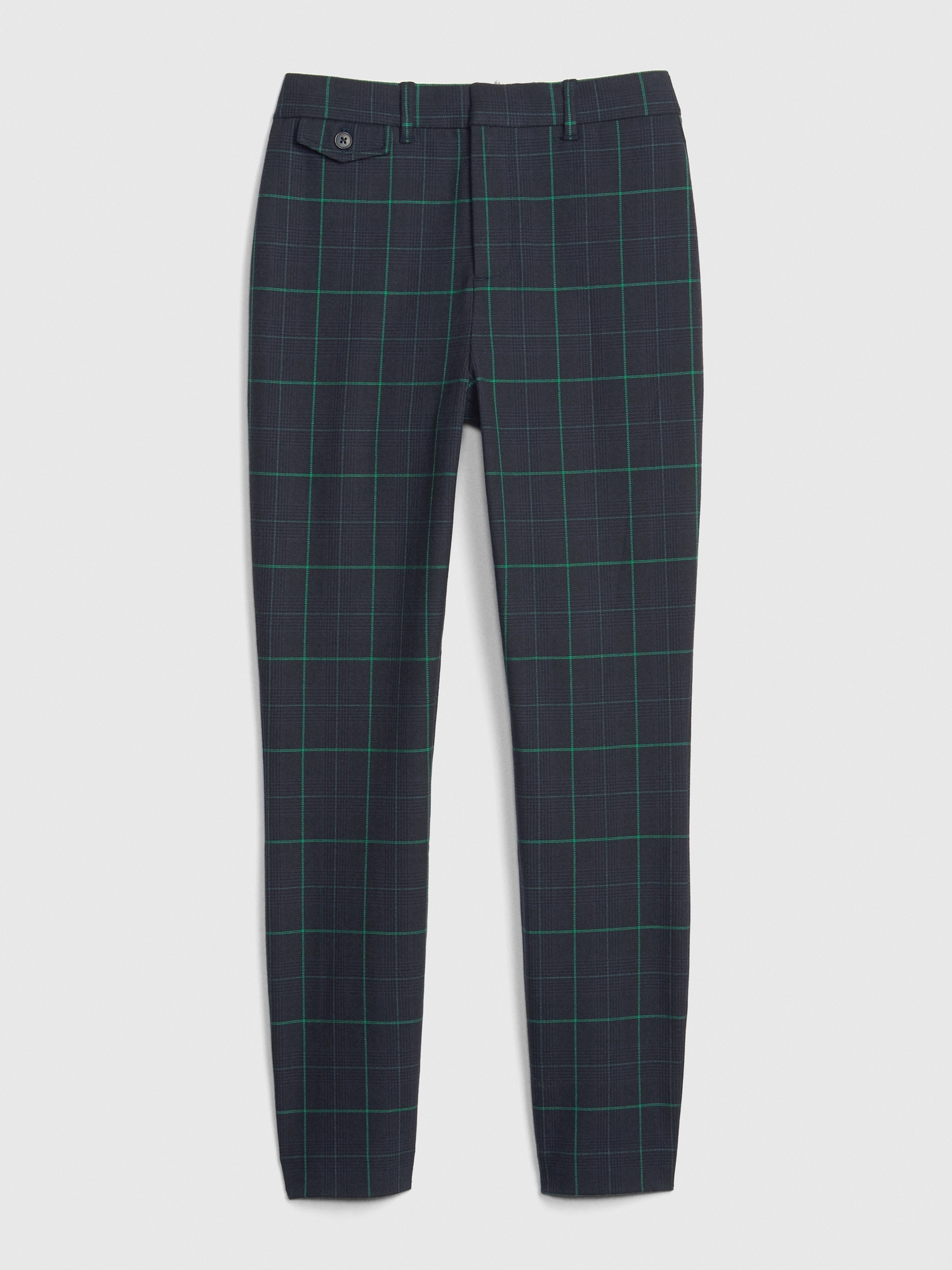 Dark green plaid sales pants