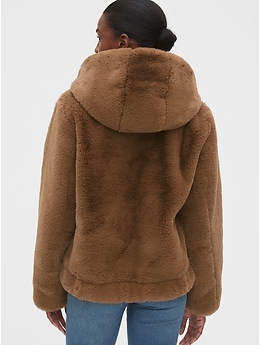 Faux-Fur Hooded Jacket | Gap