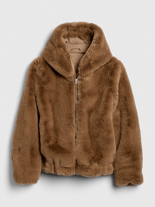 Faux-Fur Hooded Jacket | Gap