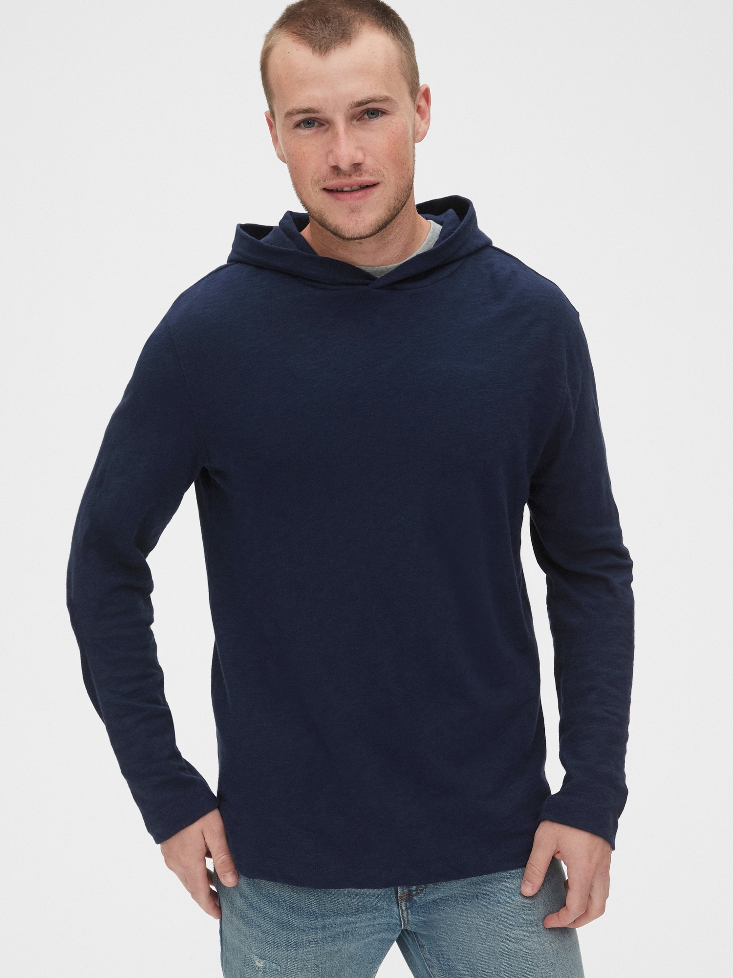 Heavyweight Slub Hoodie T-Shirt