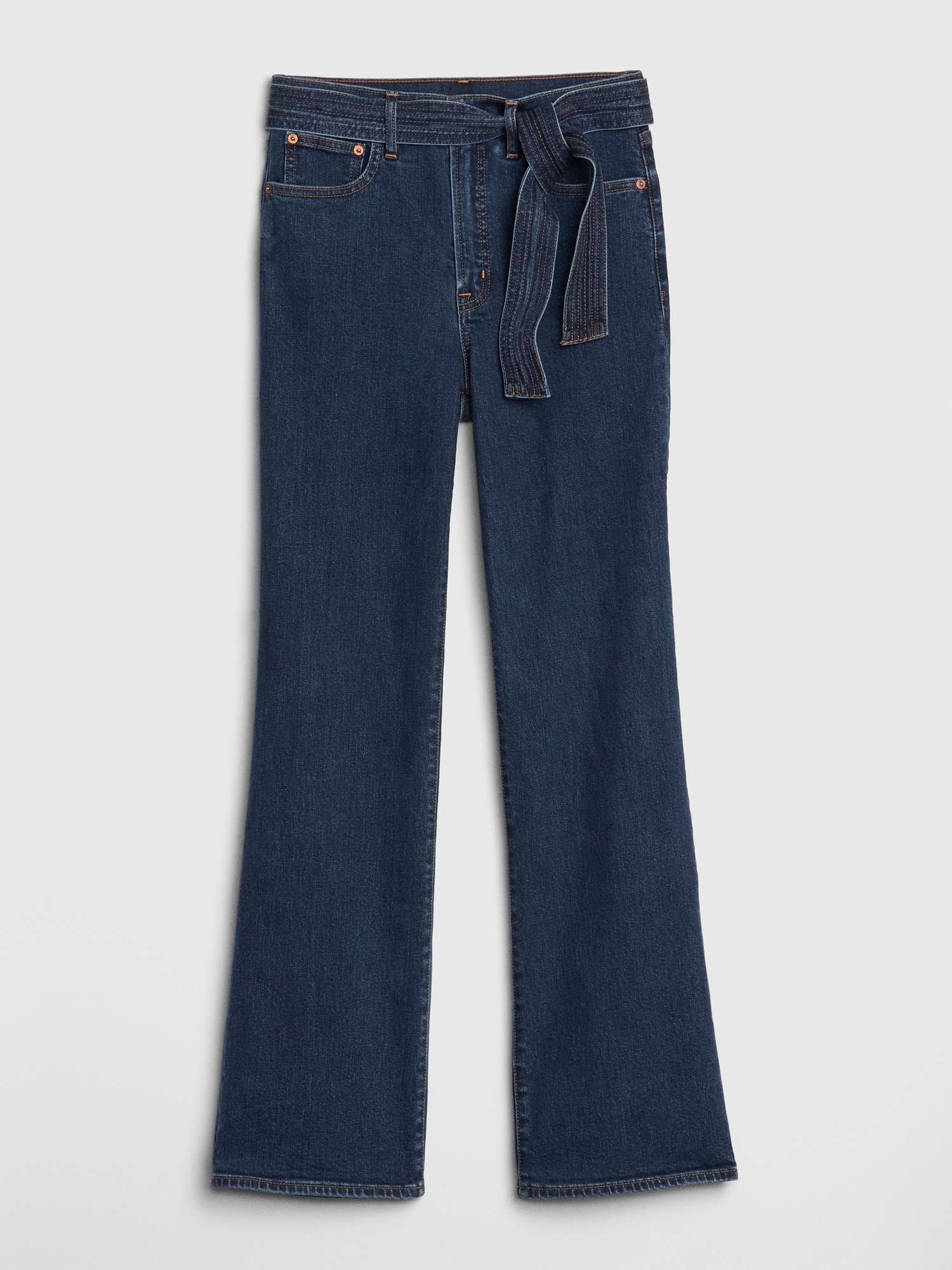 Casual Flap Pocket, High Waist Jeans - K31 Kouture