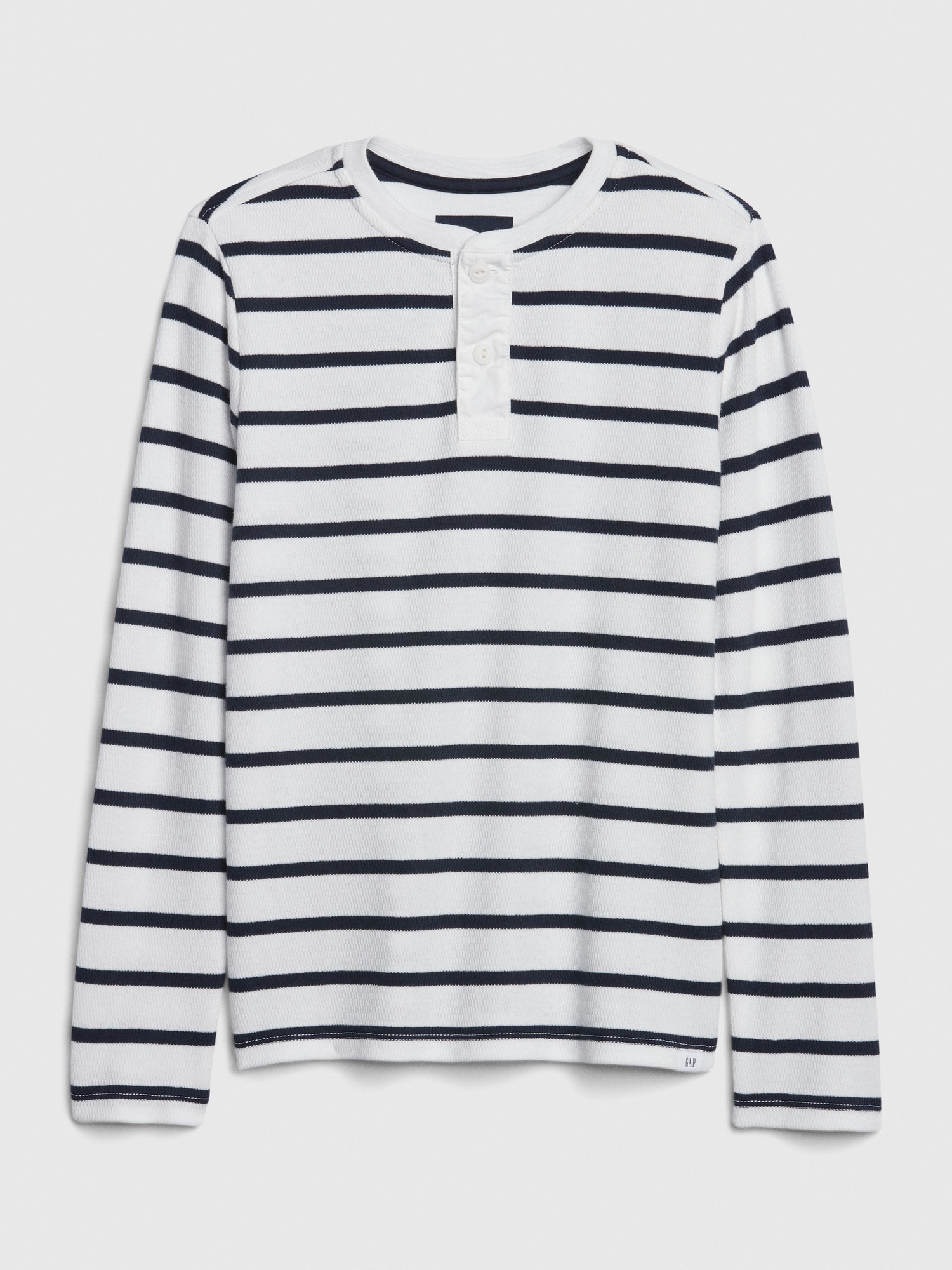 gap waffle henley