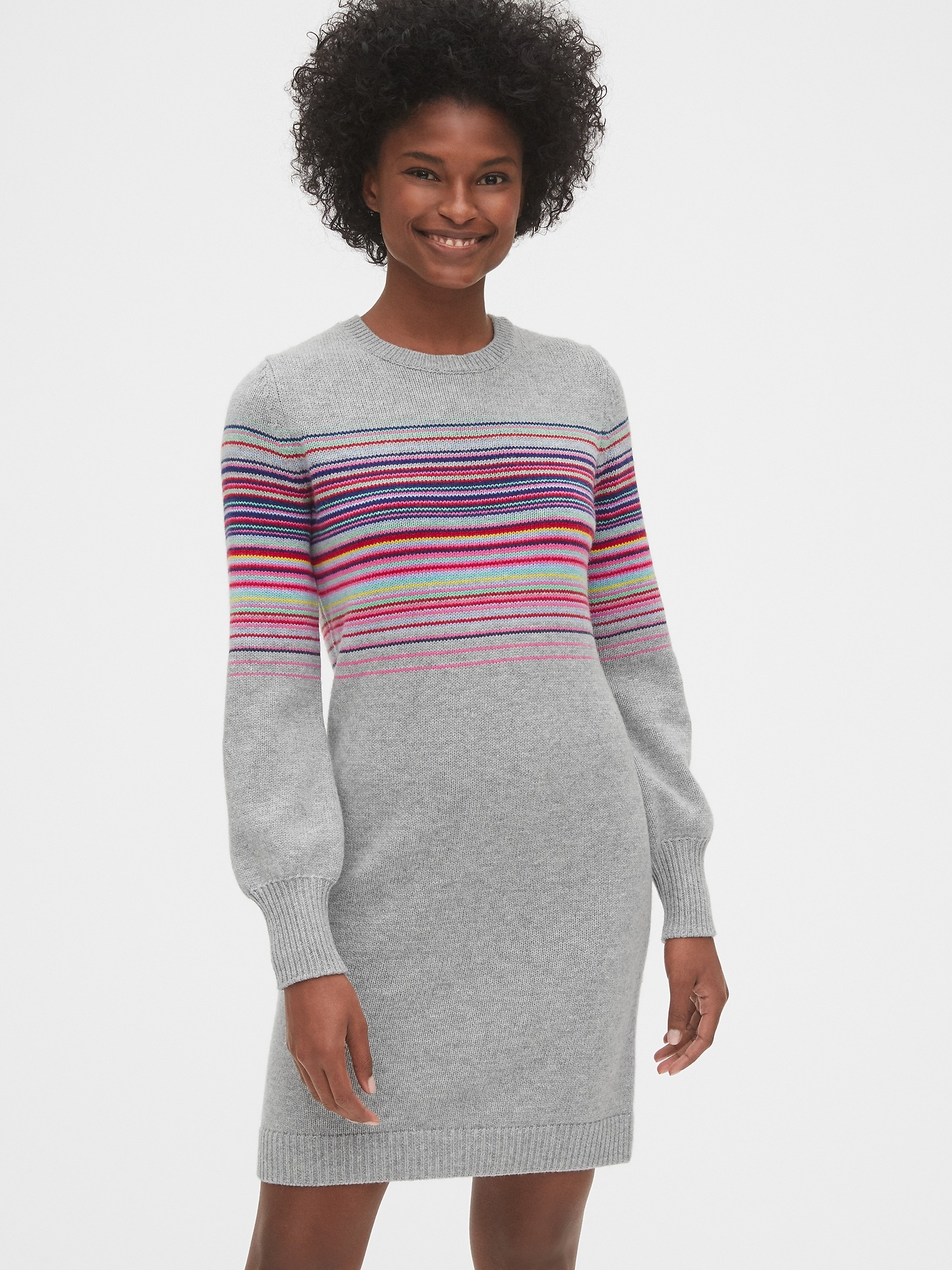 Gap crazy stripe clearance sweater dress