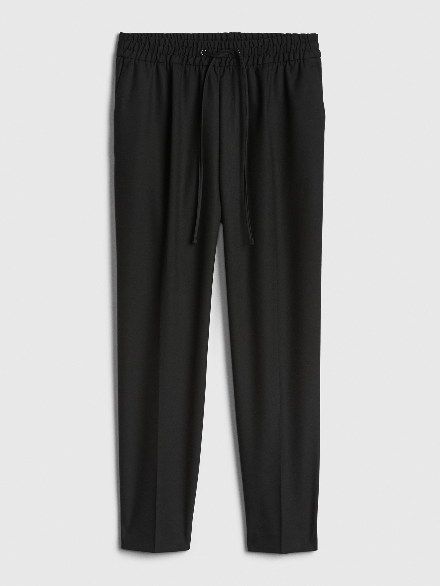 SATIN DRAPE JOGGER PANTS