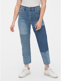 Gap hot sale patchwork jeans