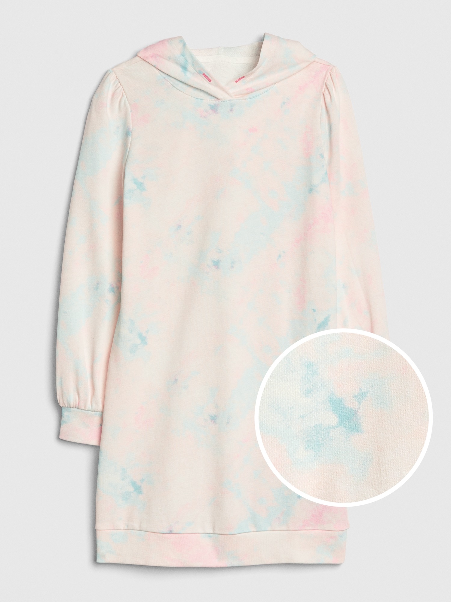 Tie dye clearance hoodie dress