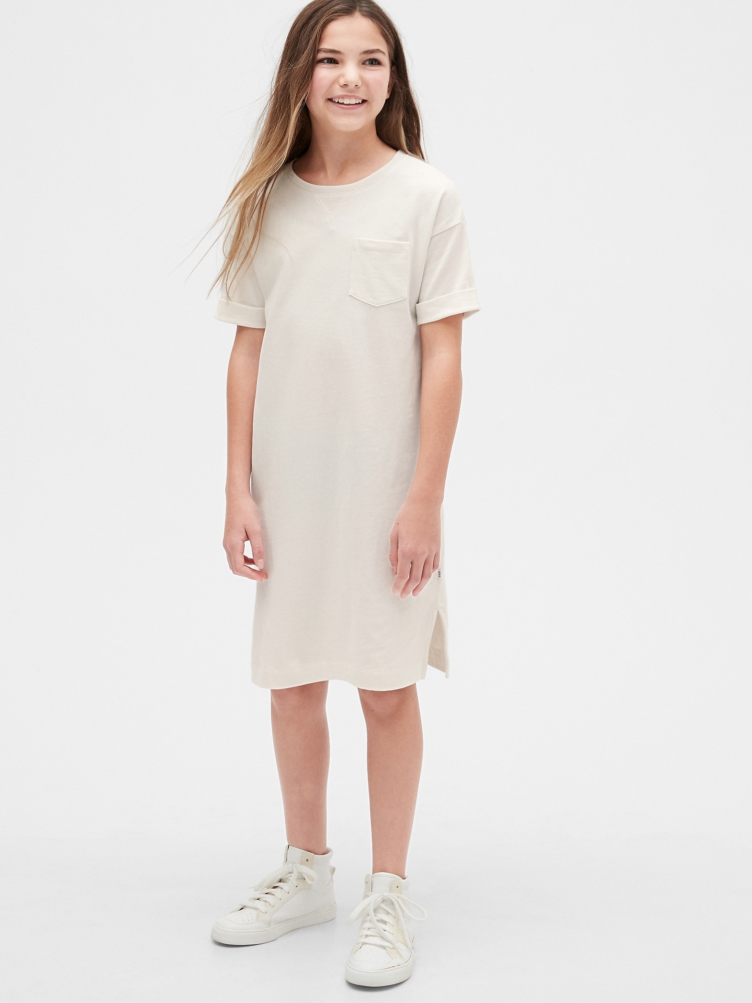 Kids Pocket T Shirt Dress