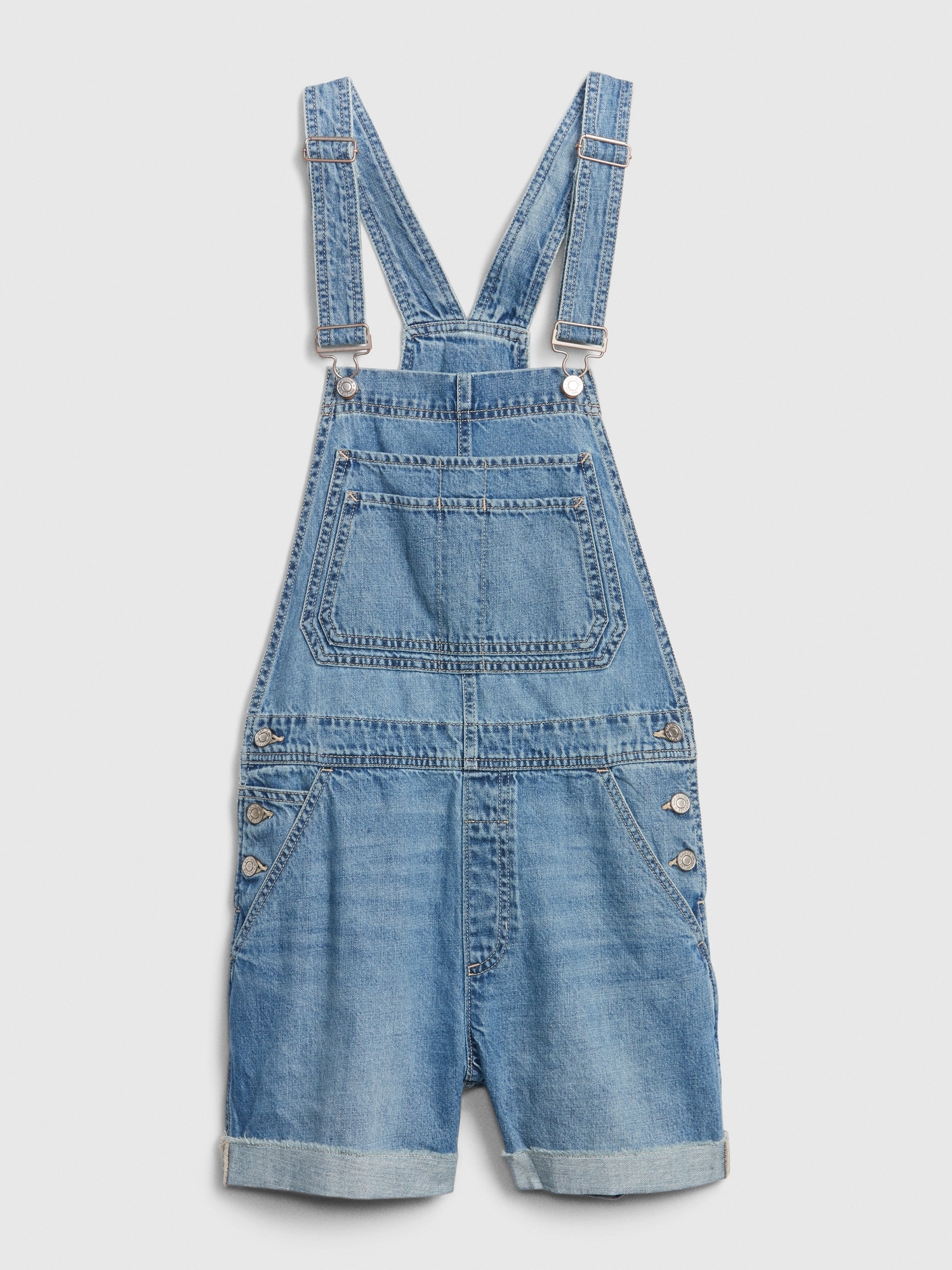 Gap denim sale shortalls