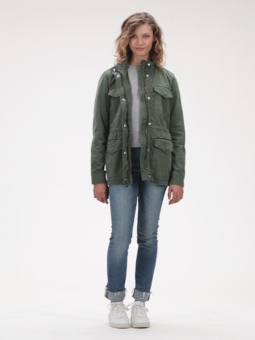 Danika Utility Windbreaker - Olive, Fashion Nova, Jackets & Coats