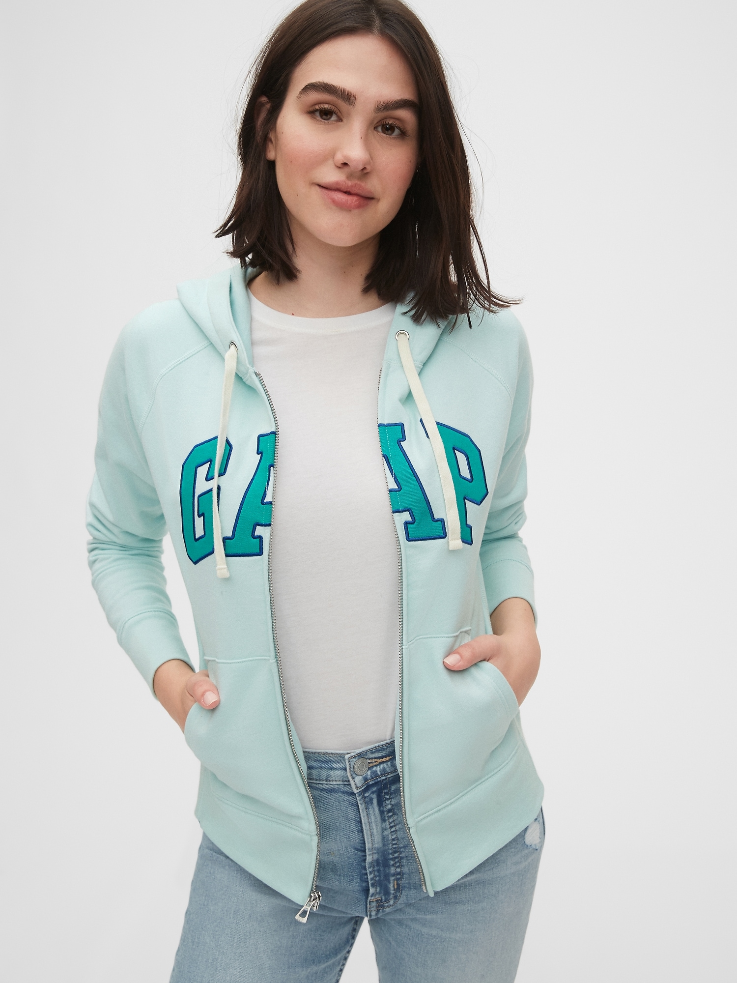 Gap Logo Full-Zip Hoodie | Gap