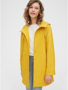 Gap yellow shop rain jacket