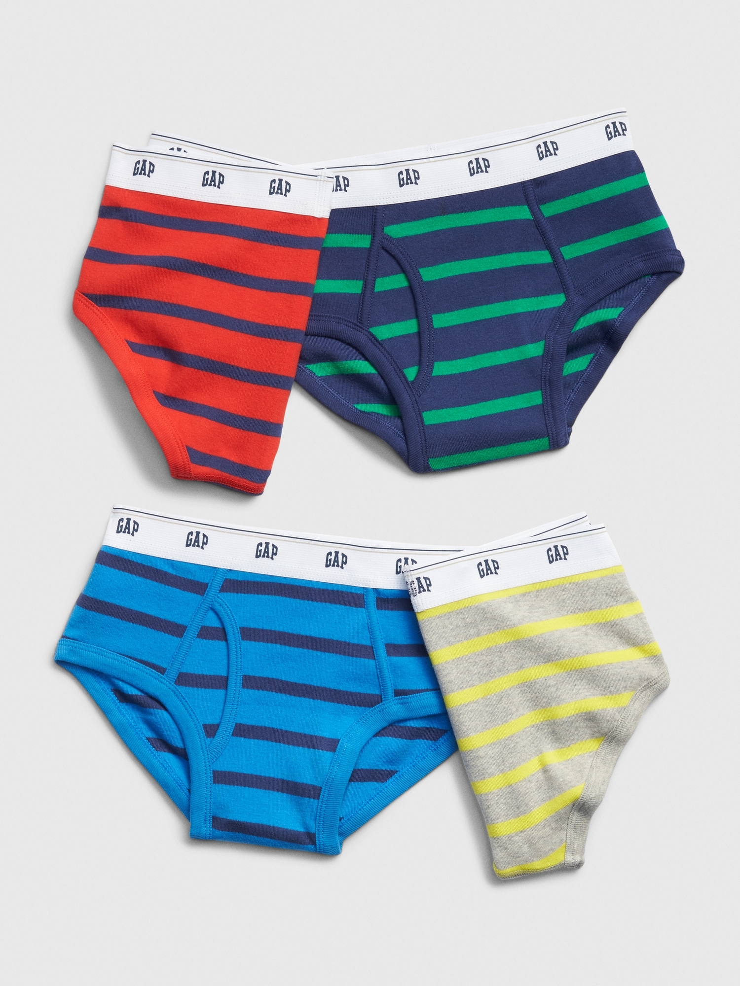 Kids Shark Gap Logo Briefs (4-Pack)