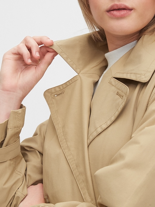 Image number 5 showing, Twill Trench Coat