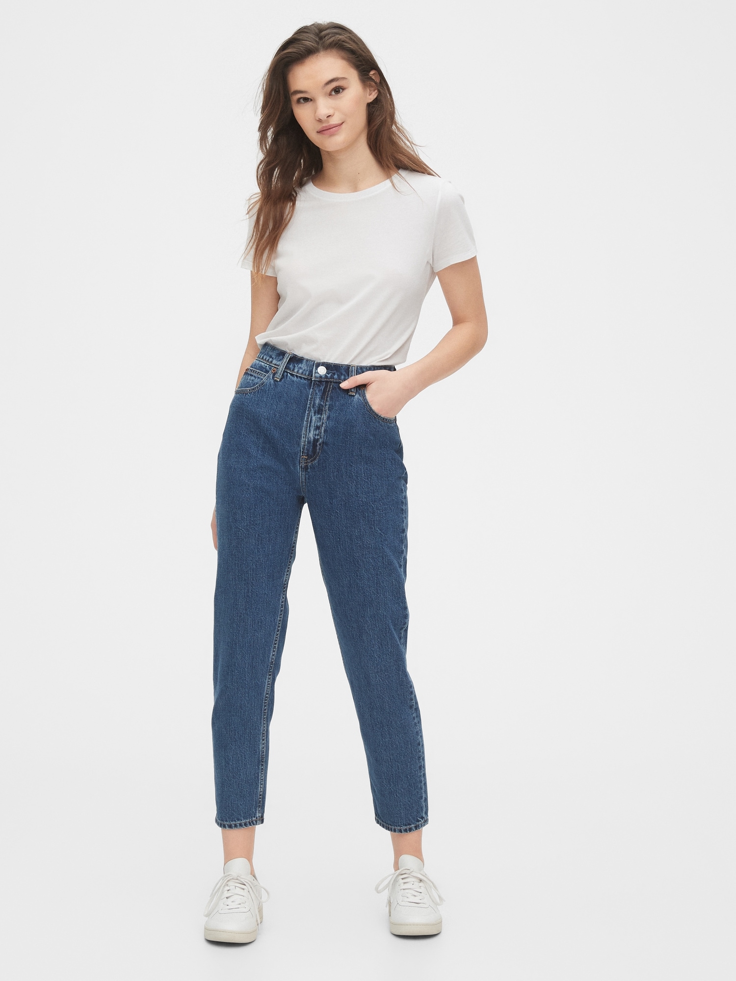 High rise mom sales jeans gap