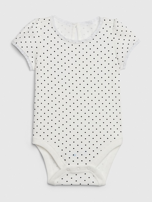 Picot sale trim bodysuit