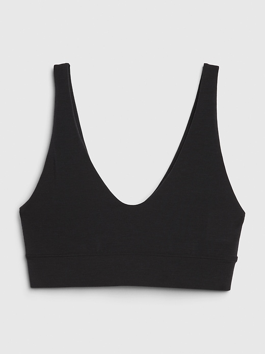 Gap GapFit Low Impact Linear V-Back Jacquard Bra