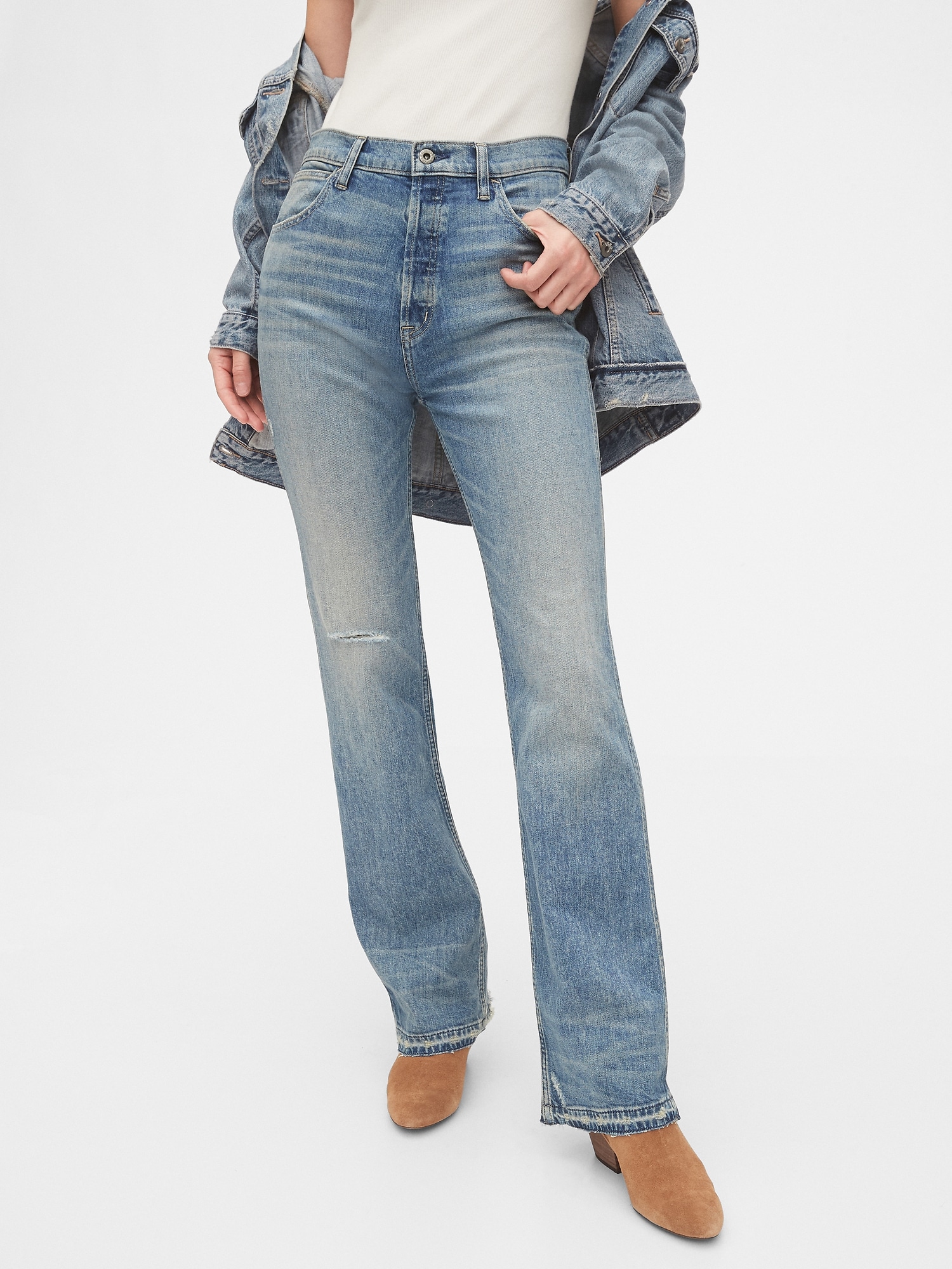 gap 1969 flare jeans