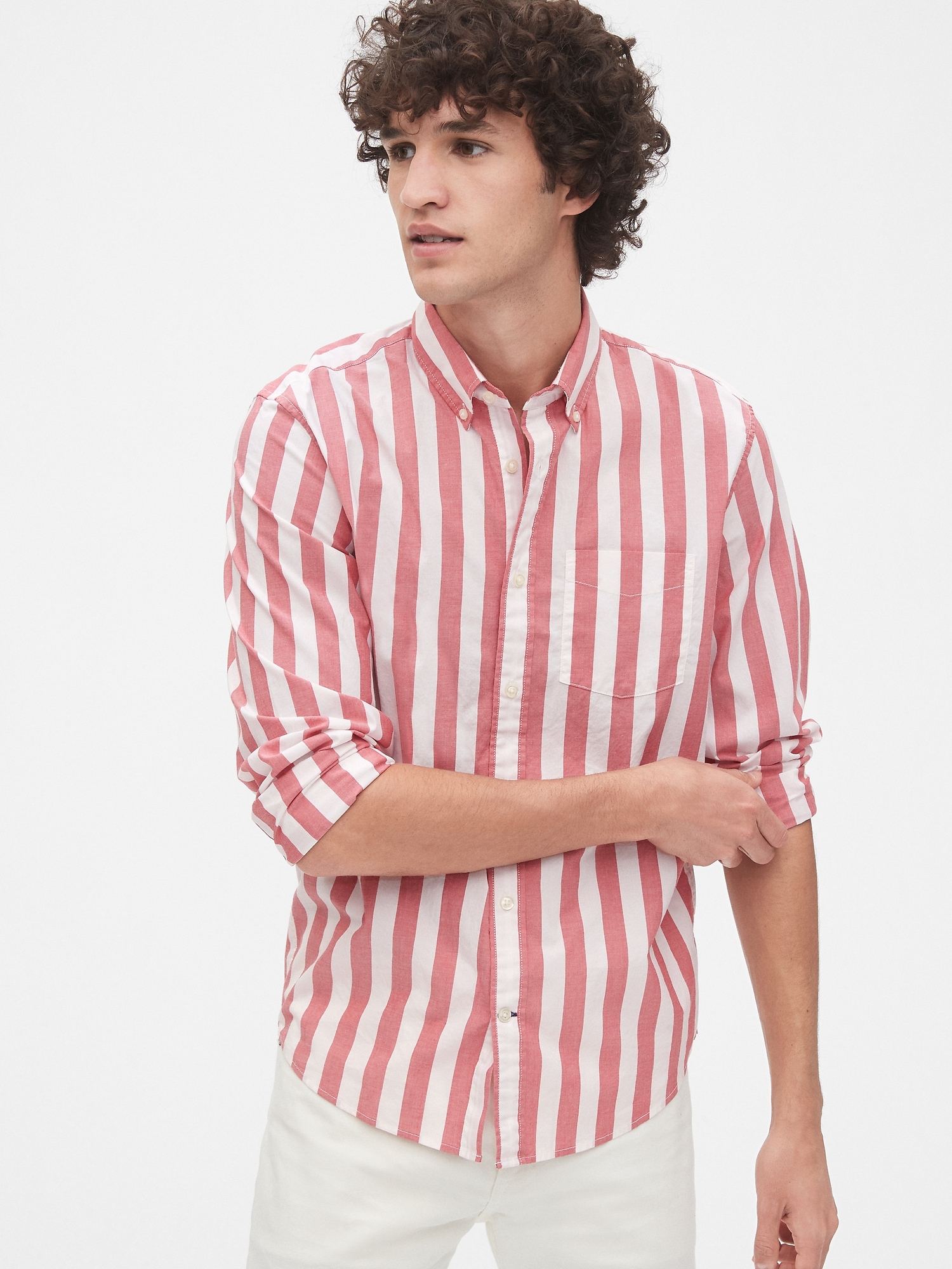 Bad Habit Shirt in Stretch Cotton Poplin