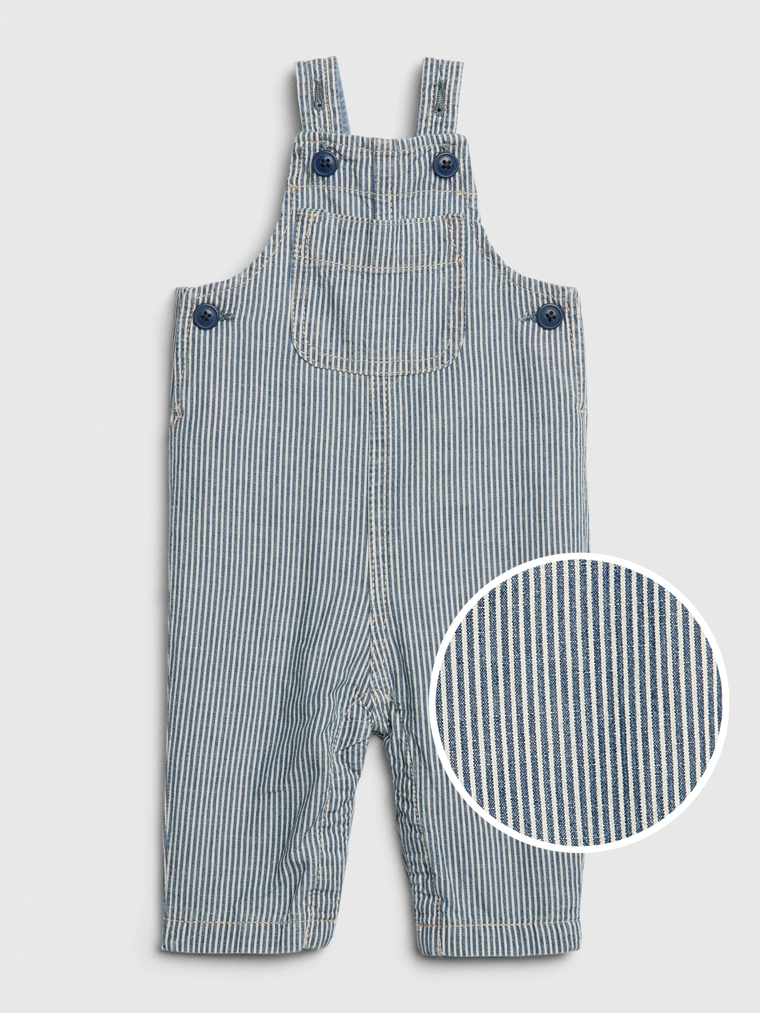 1969 premium railroad stripe overalls