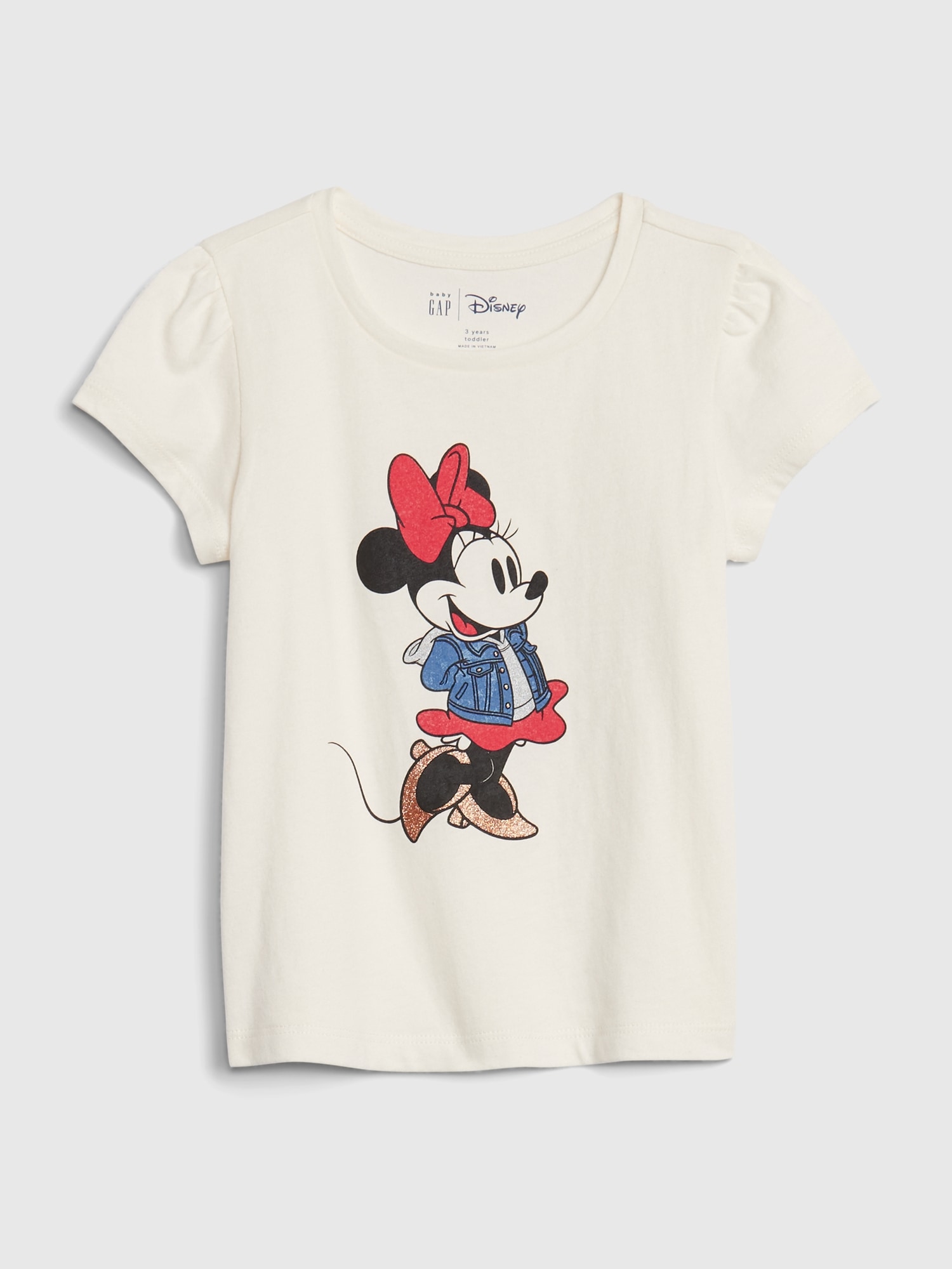 Disney Juniors' Girls' Red Minnie Mouse 'Love And Be Kind' T-Shirt Size XL