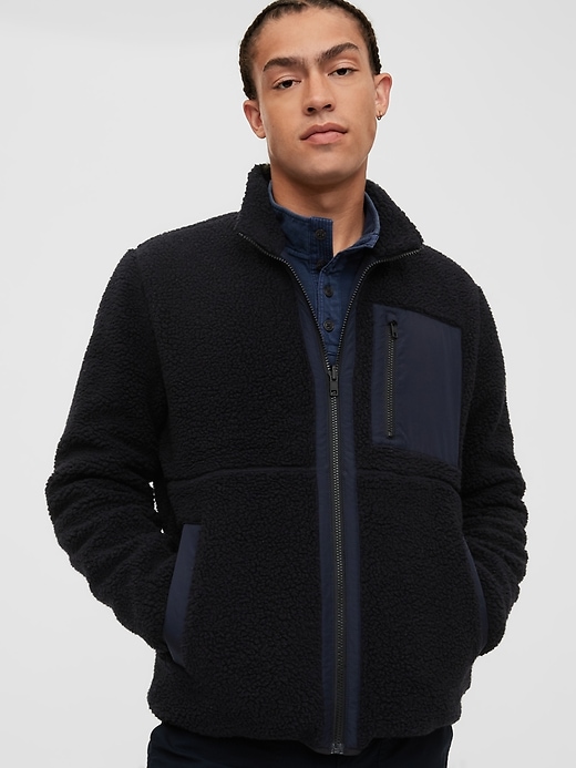 Reversible Hooded Fleece Jacket