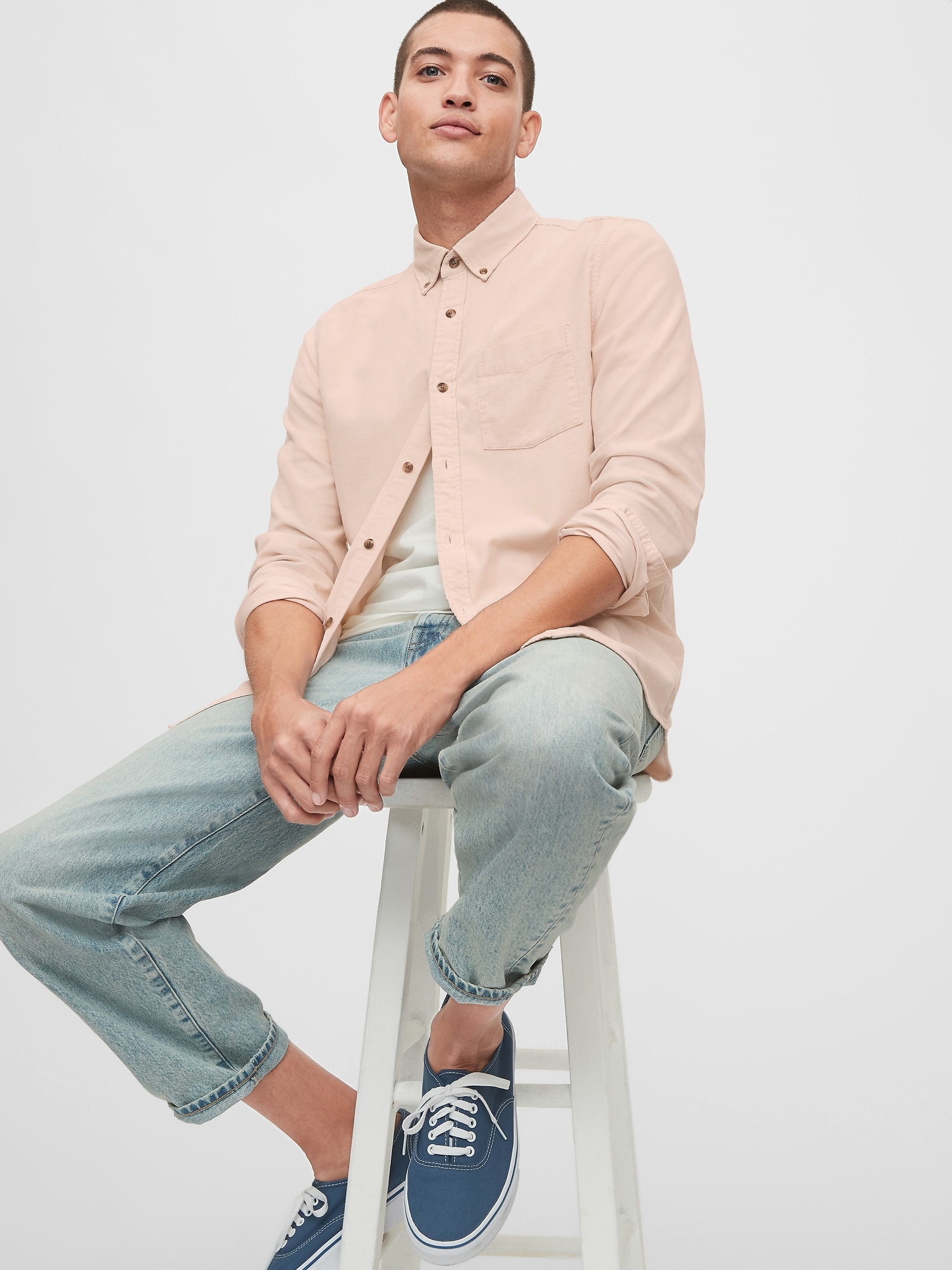 Corduroy Shirt in Slim Fit | Gap