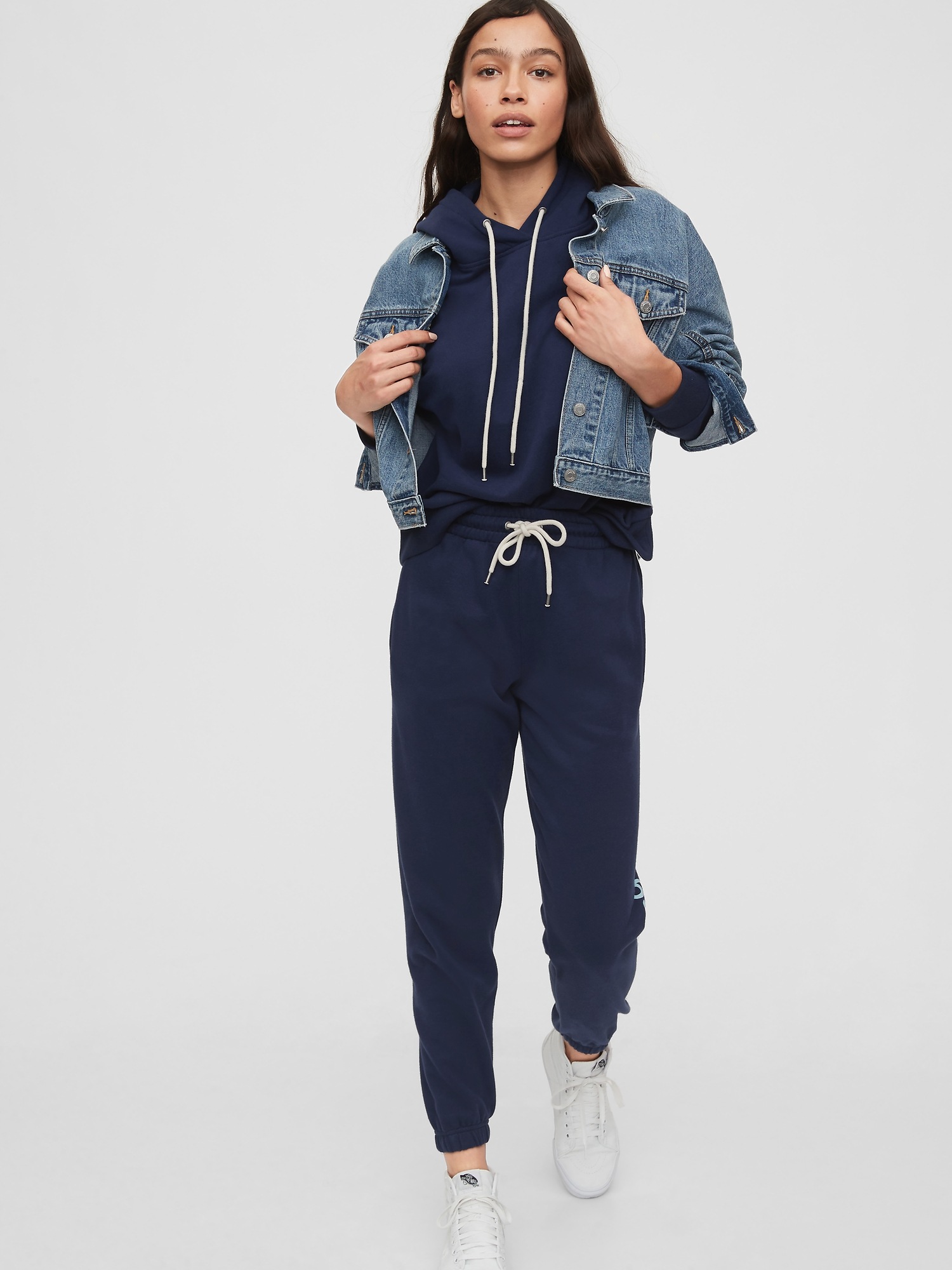 gap cropped hoodie