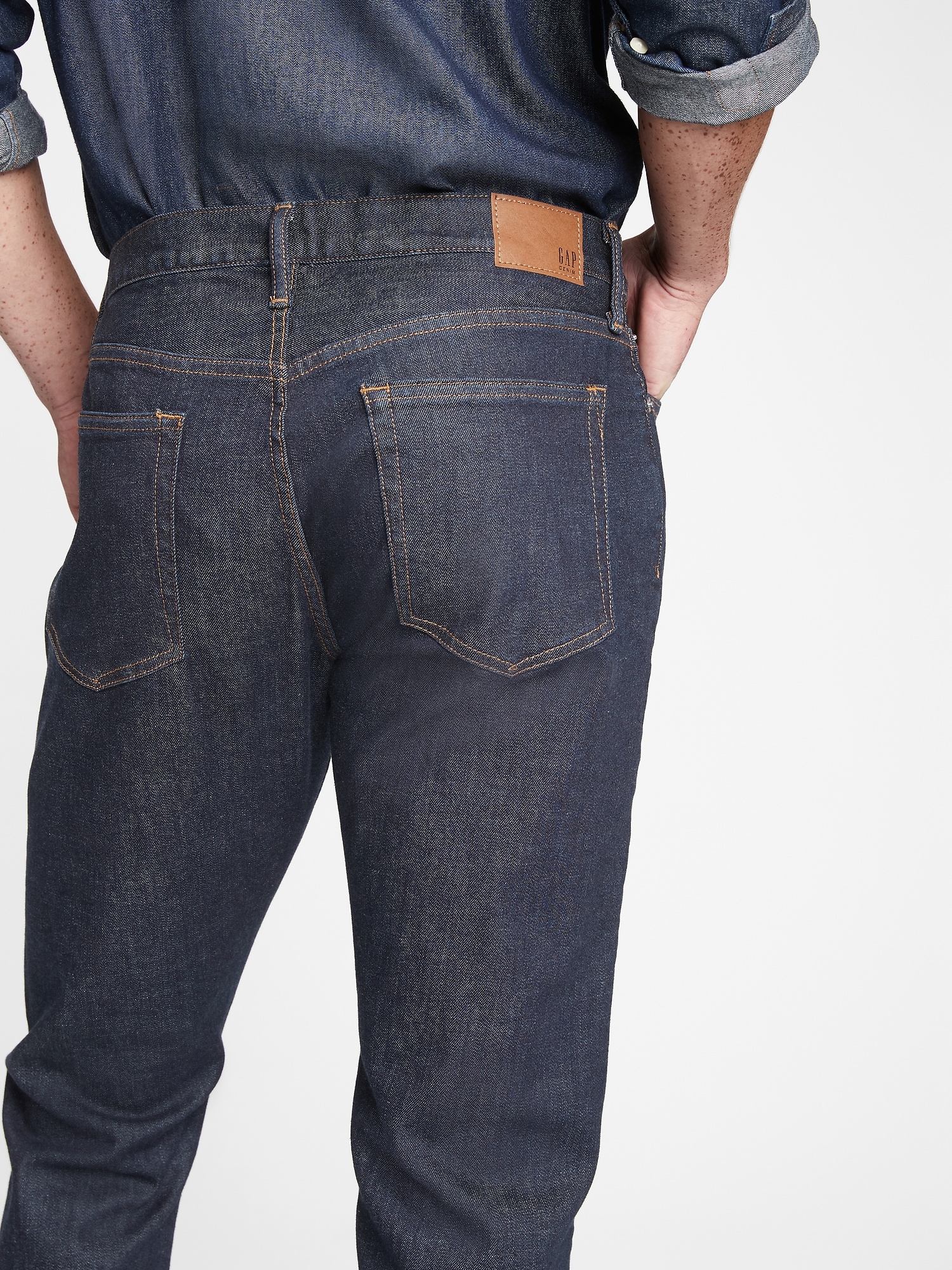 NWT Mens GAP Relaxed Taper GapFlex Denim Pants Jeans Choose Size Light Worn