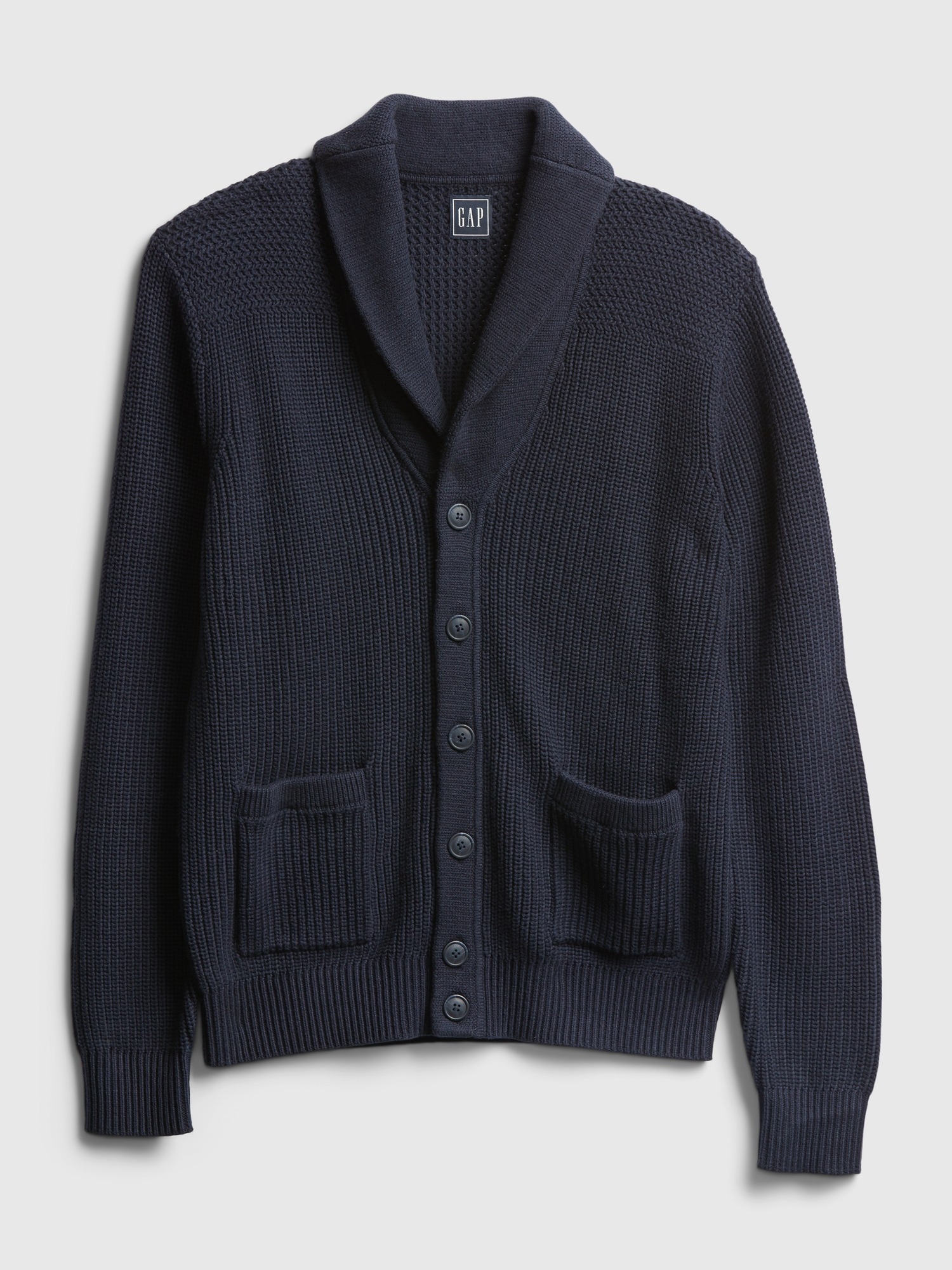 Ribbed Shawl Cardigan | Gap