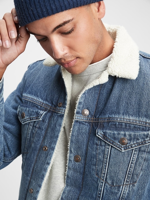 Gap mens sales sherpa jacket