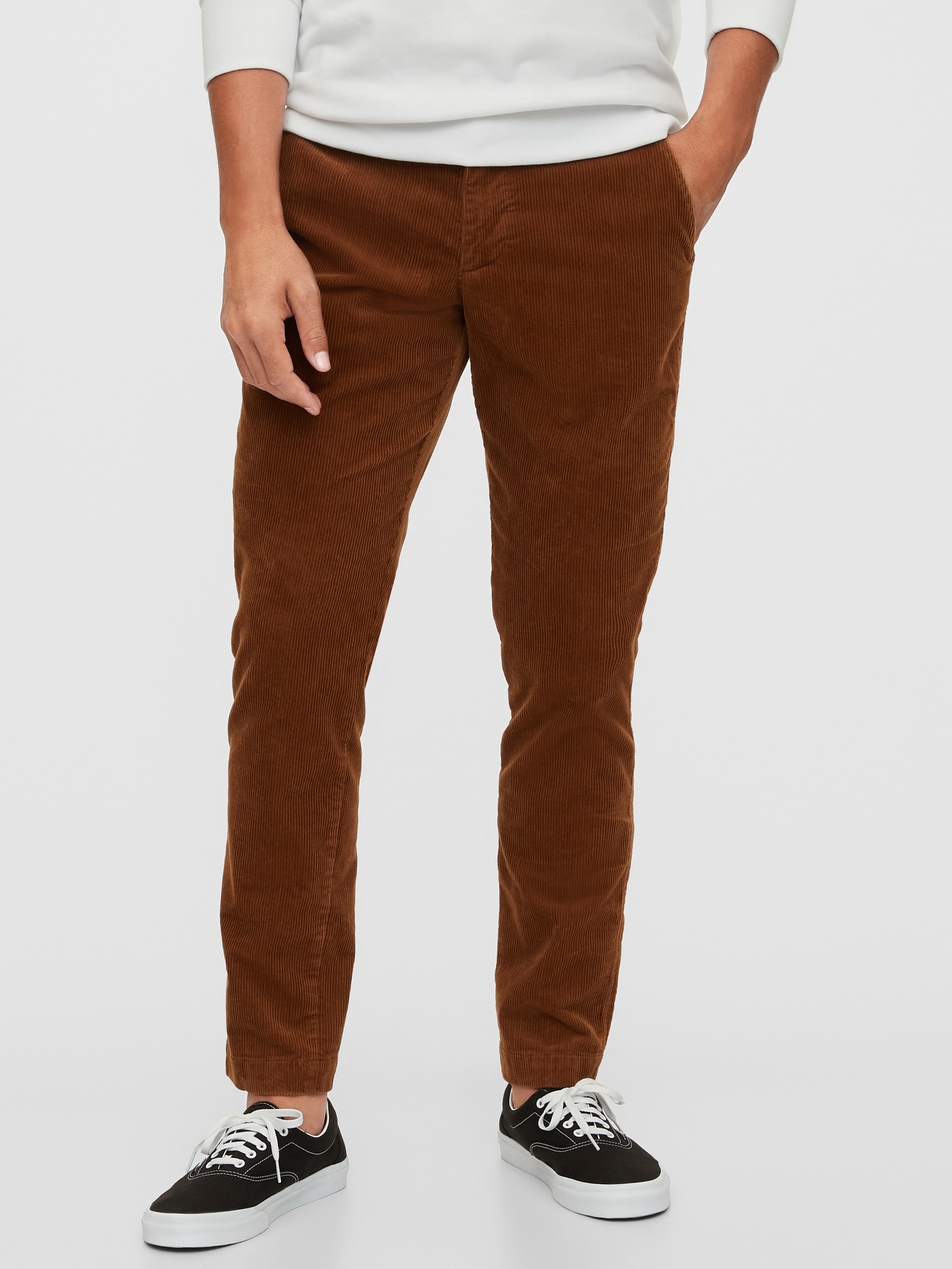 Slim Fit Corduroy Pants