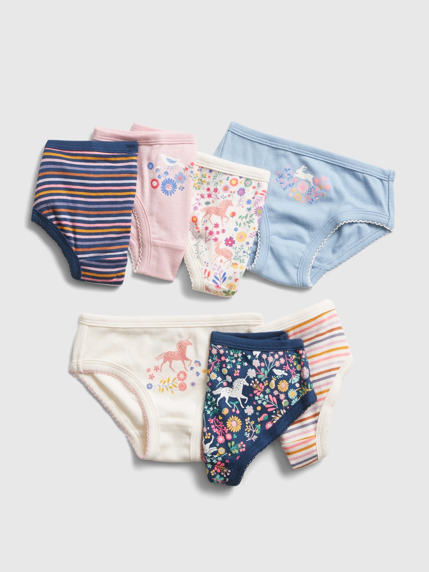 GAP unisex baby Briefs Bikini Style Underwear, Multi, 2-3T US