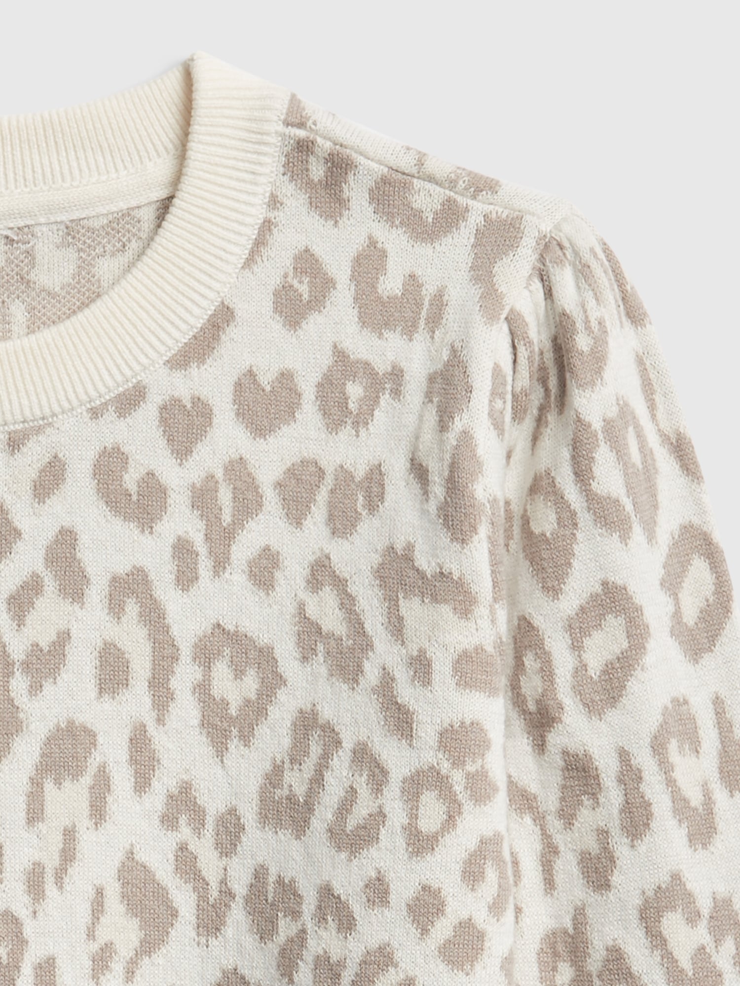 Kids clearance leopard sweater